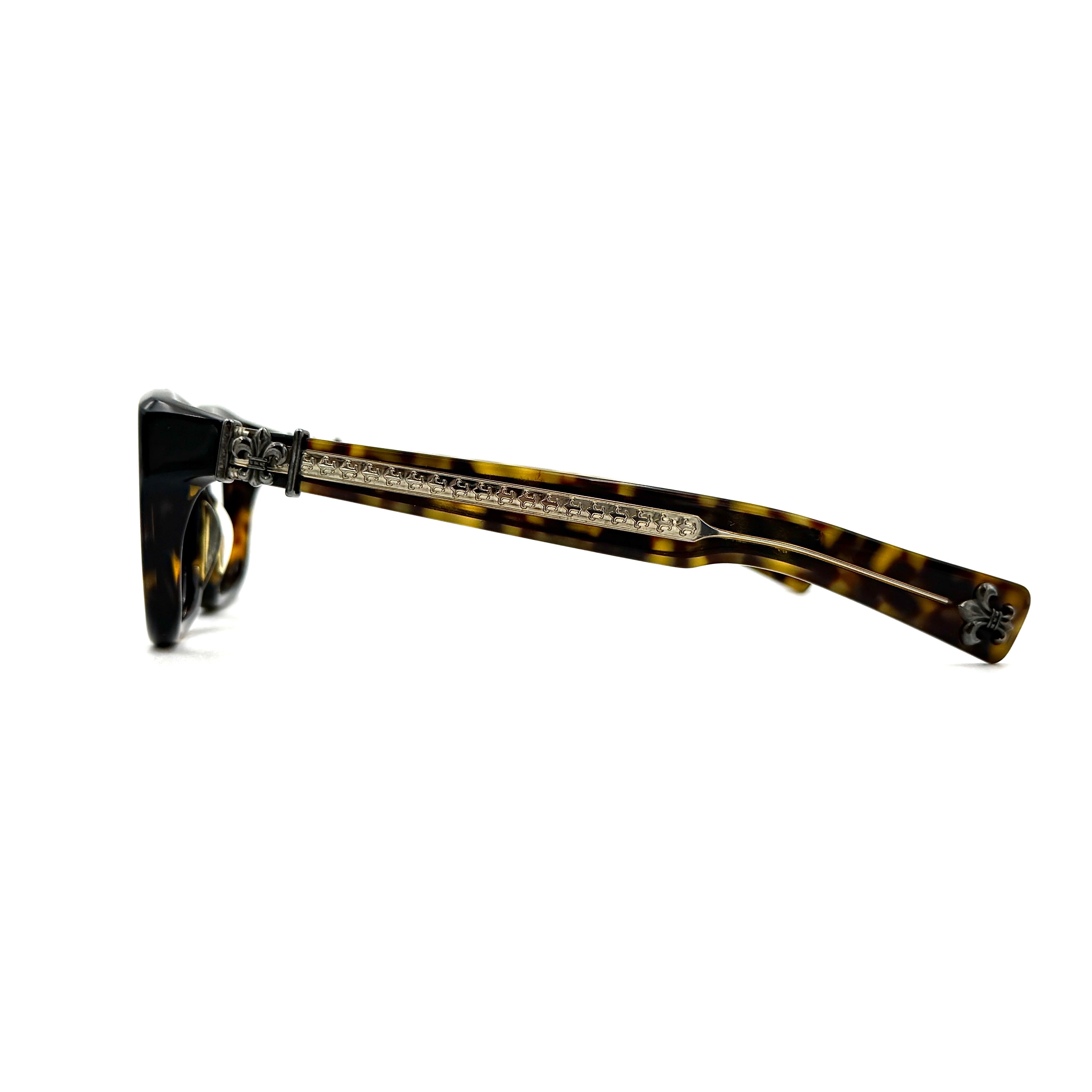Chrome Hearts MYDIXADRYALL Glasses Havana Dark Tortoiseshell Brown