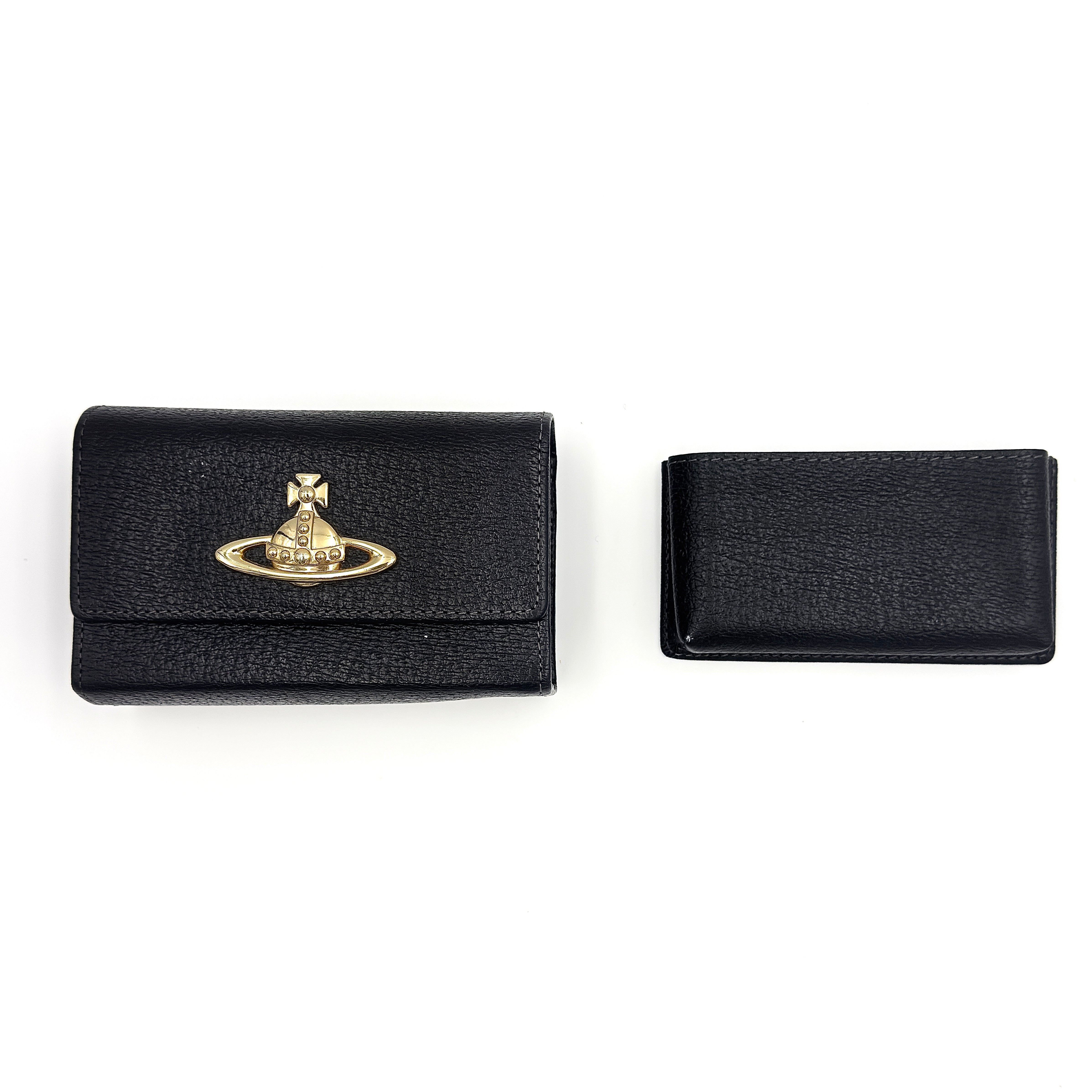 Vivienne Westwood Orb Executive Multi Case Black/Gold