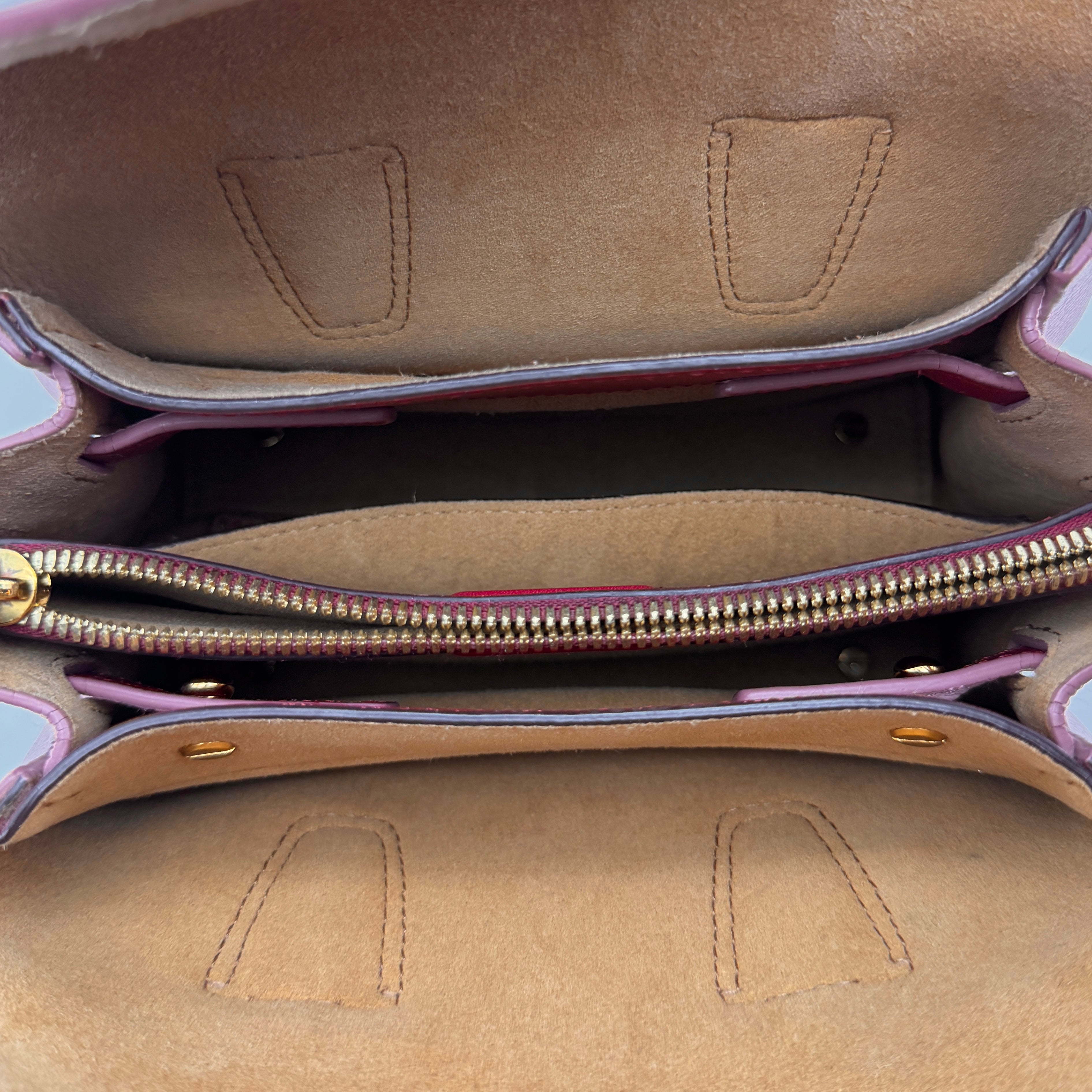 MCM 2Way Milla Mini Handbag Pink