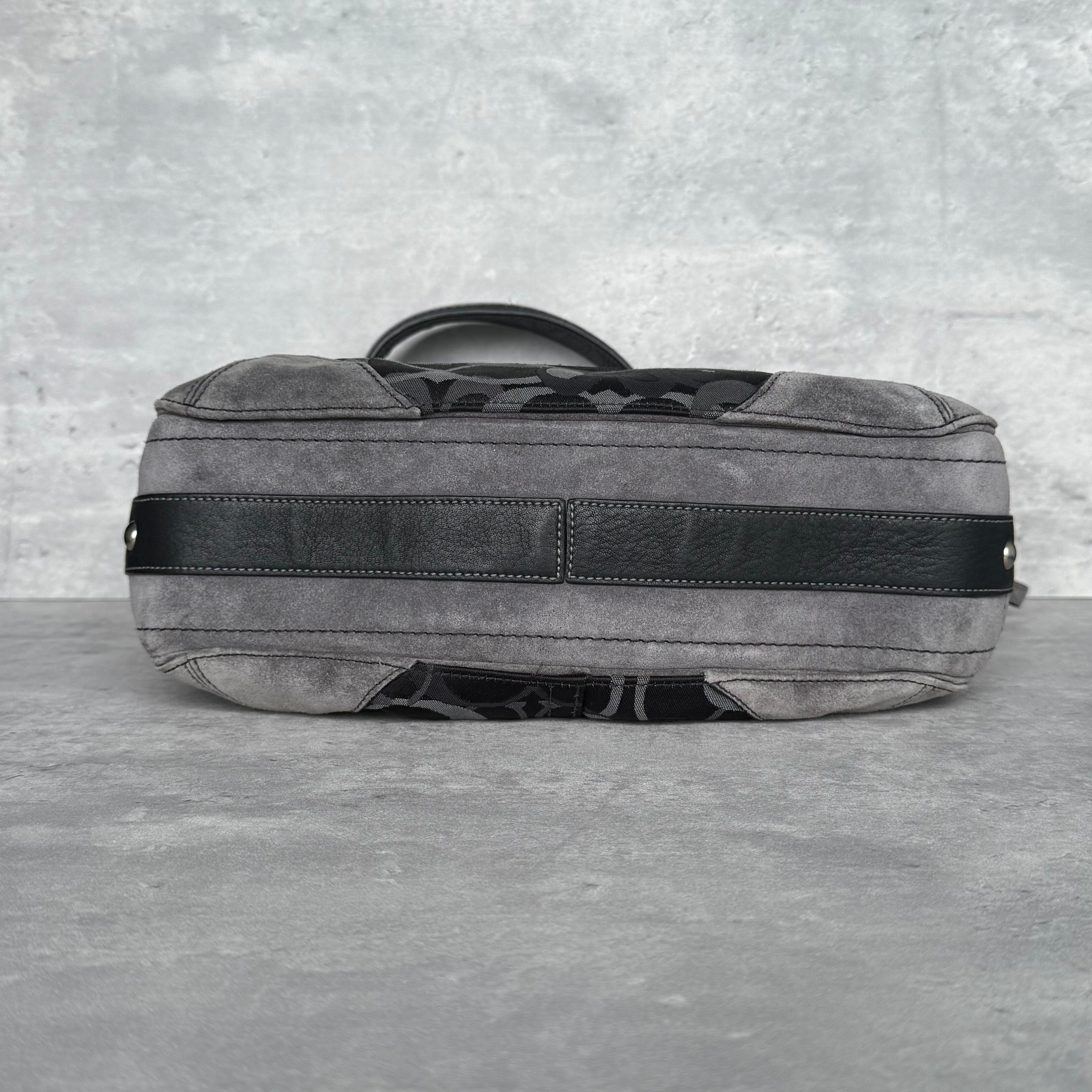 Coach Signature Chelsea Optic Shoulder Bag Black