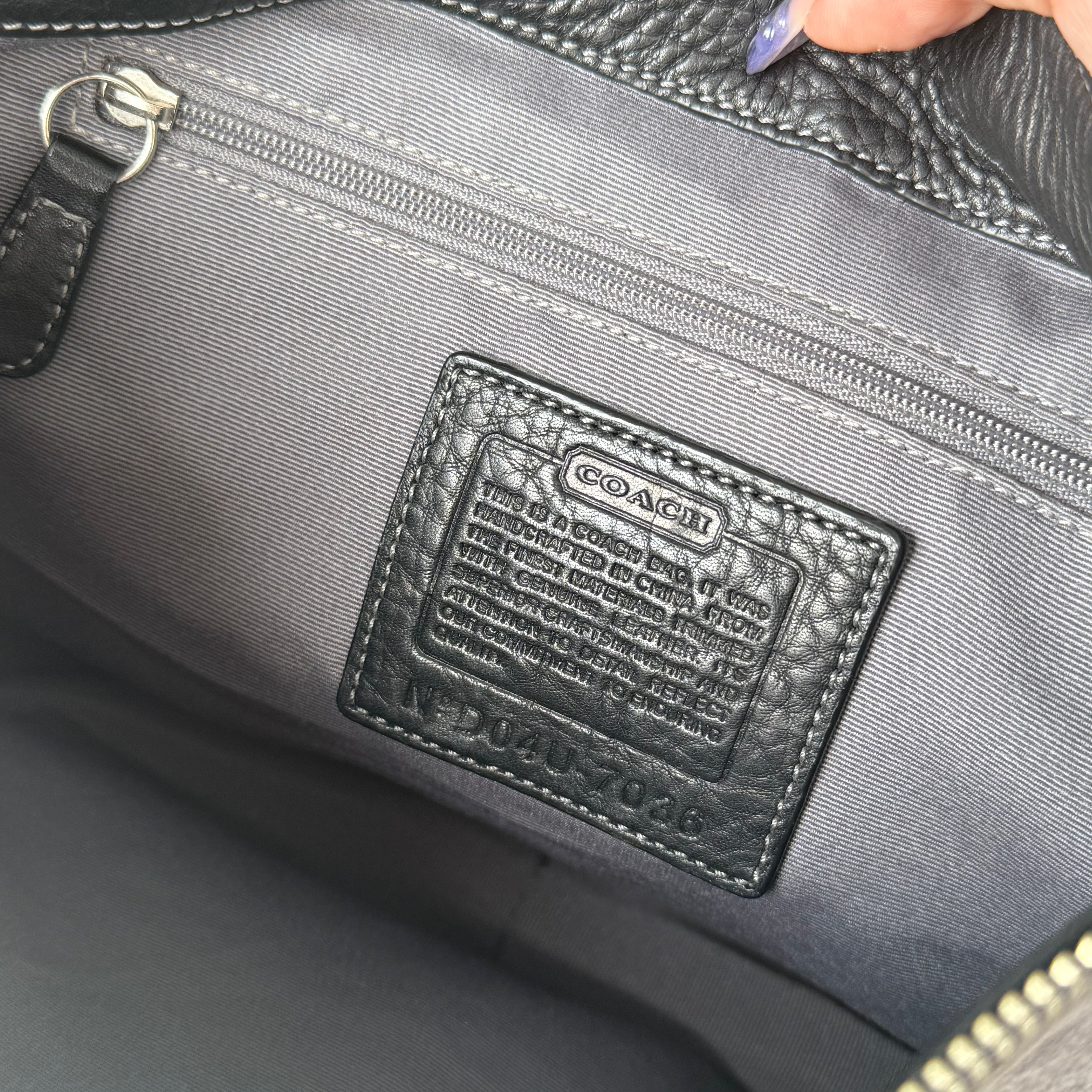 Coach Signature Chelsea Optic Shoulder Bag Black