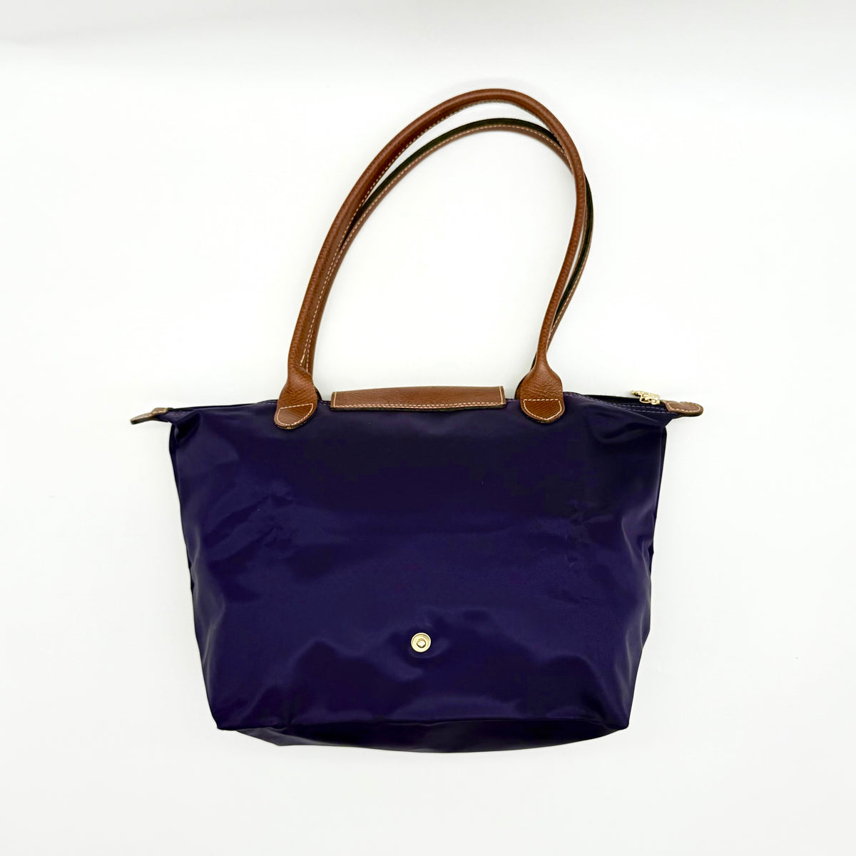 Longchamp Le Pliage Shoulder Tote Bag Brown/Purple