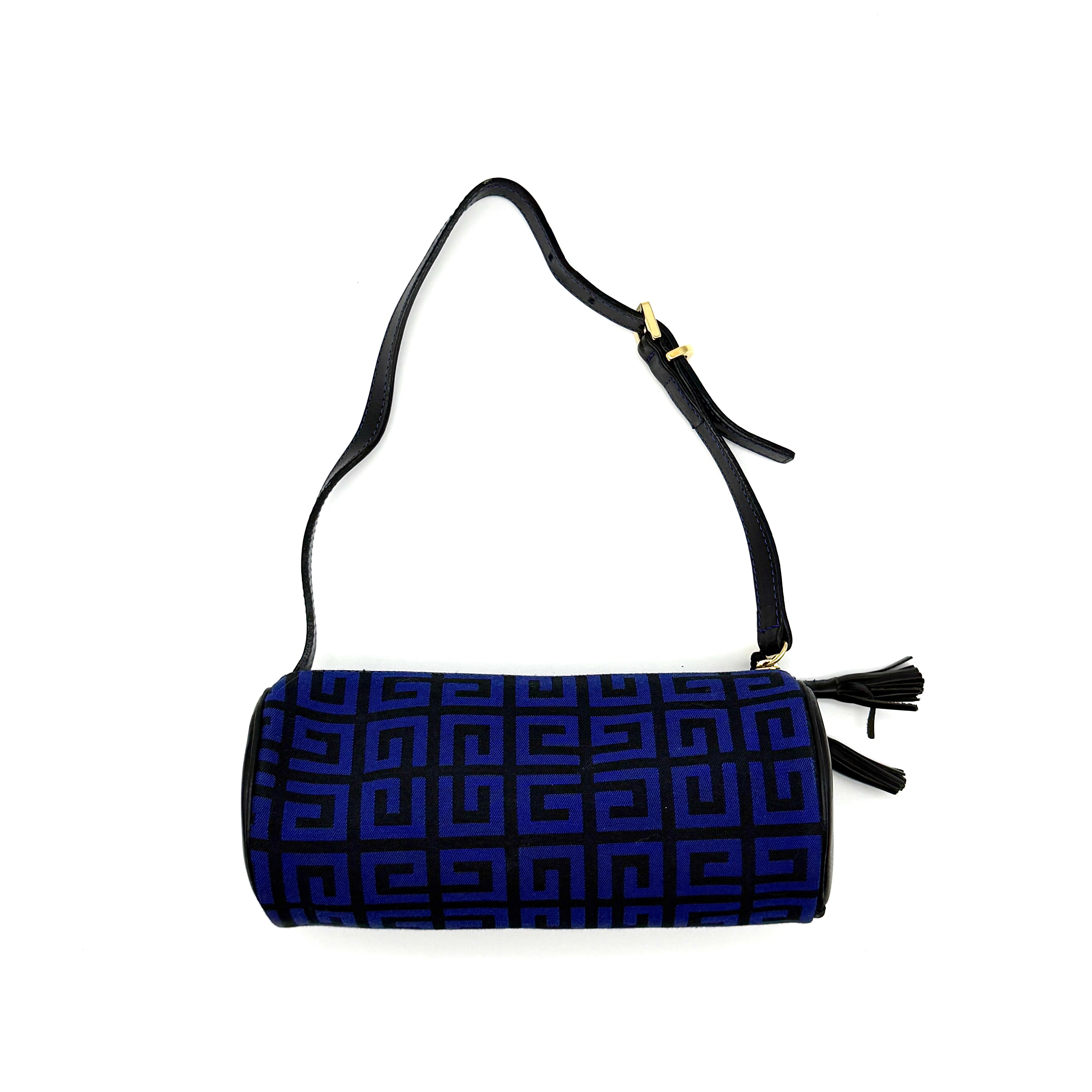 Givenchy 4G Monogram Baguette Bag Blue/Black