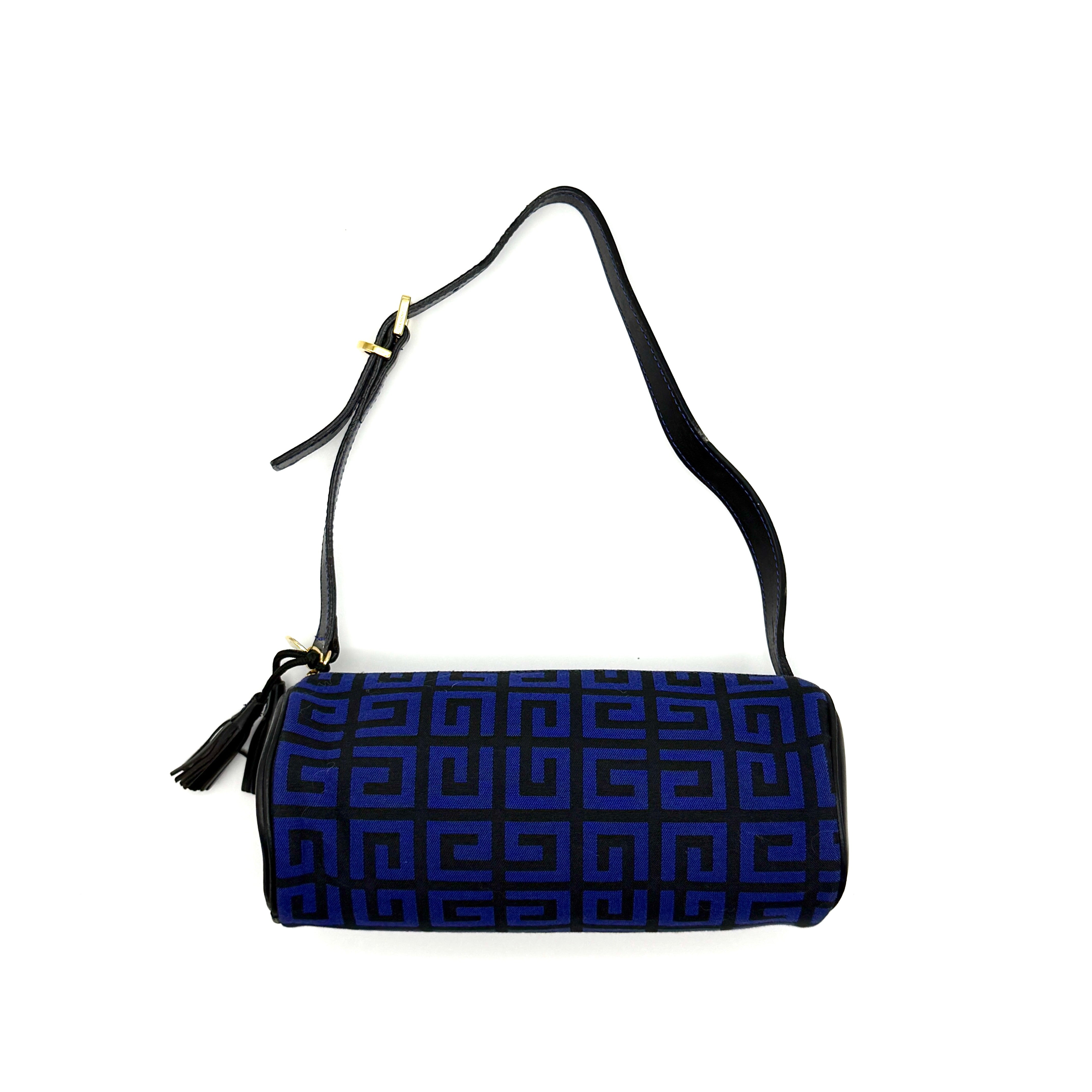 Givenchy 4G Monogram Baguette Bag Blue/Black