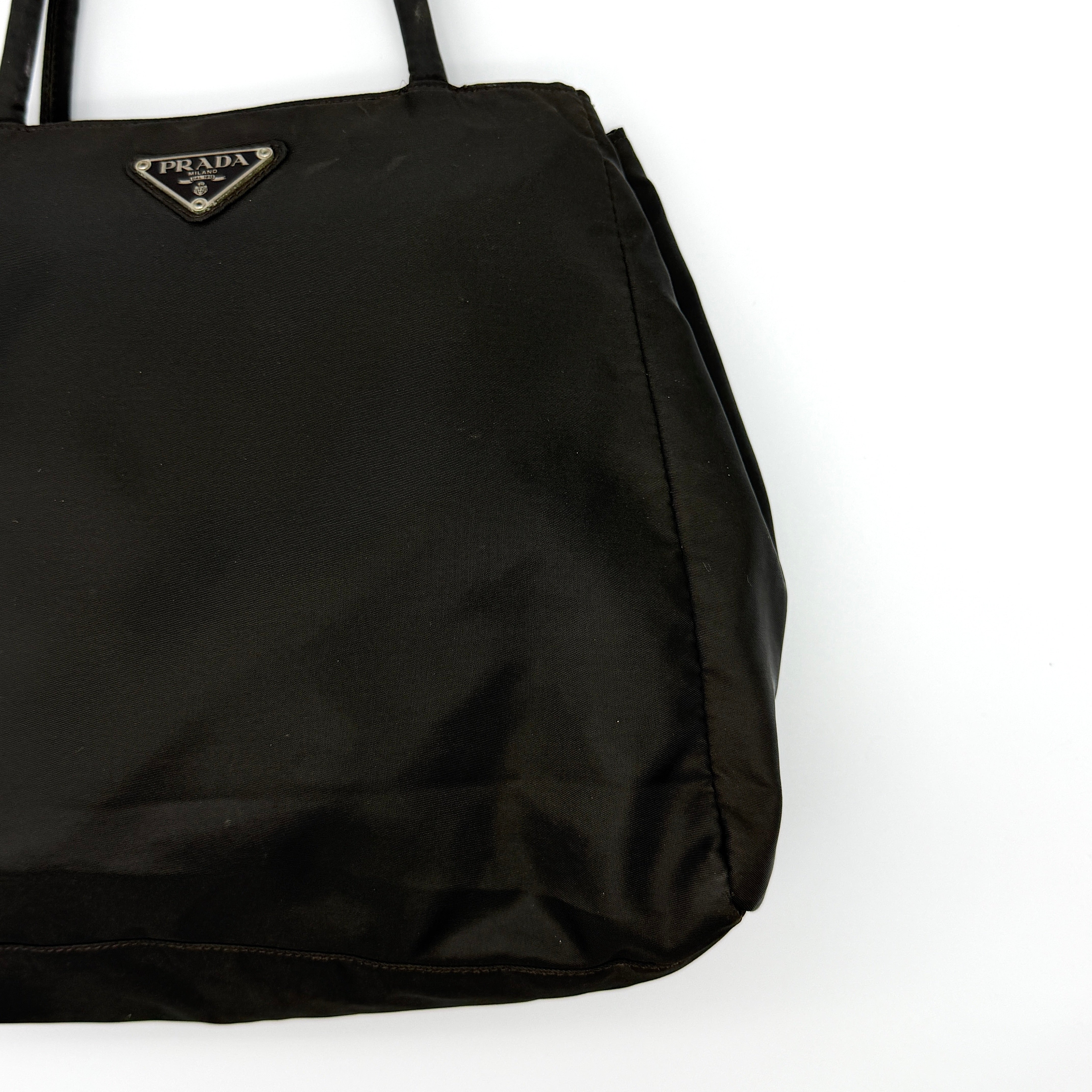 Prada Tessuto Nylon City Tote Bag Black