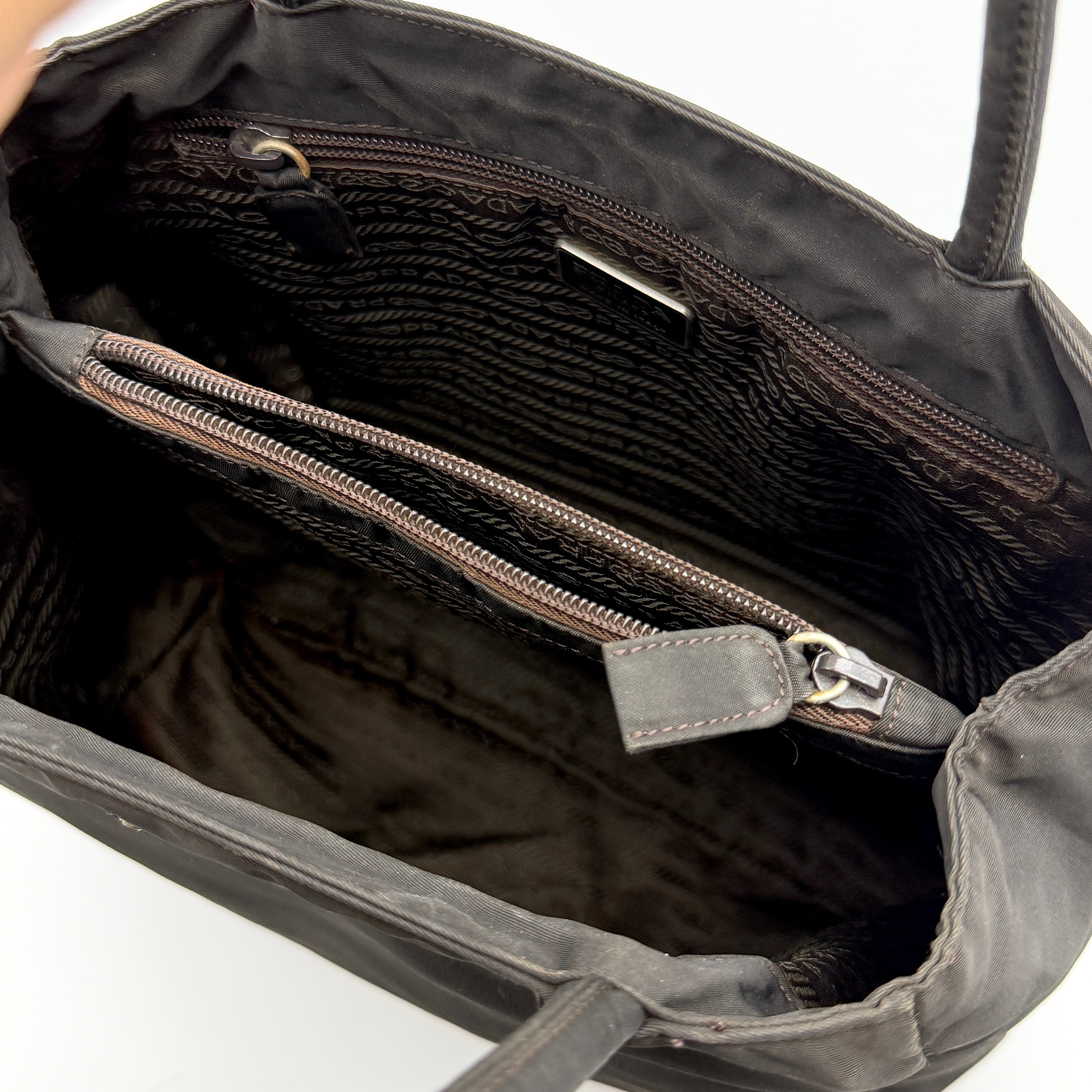 Prada Tessuto Nylon City Tote Bag Black