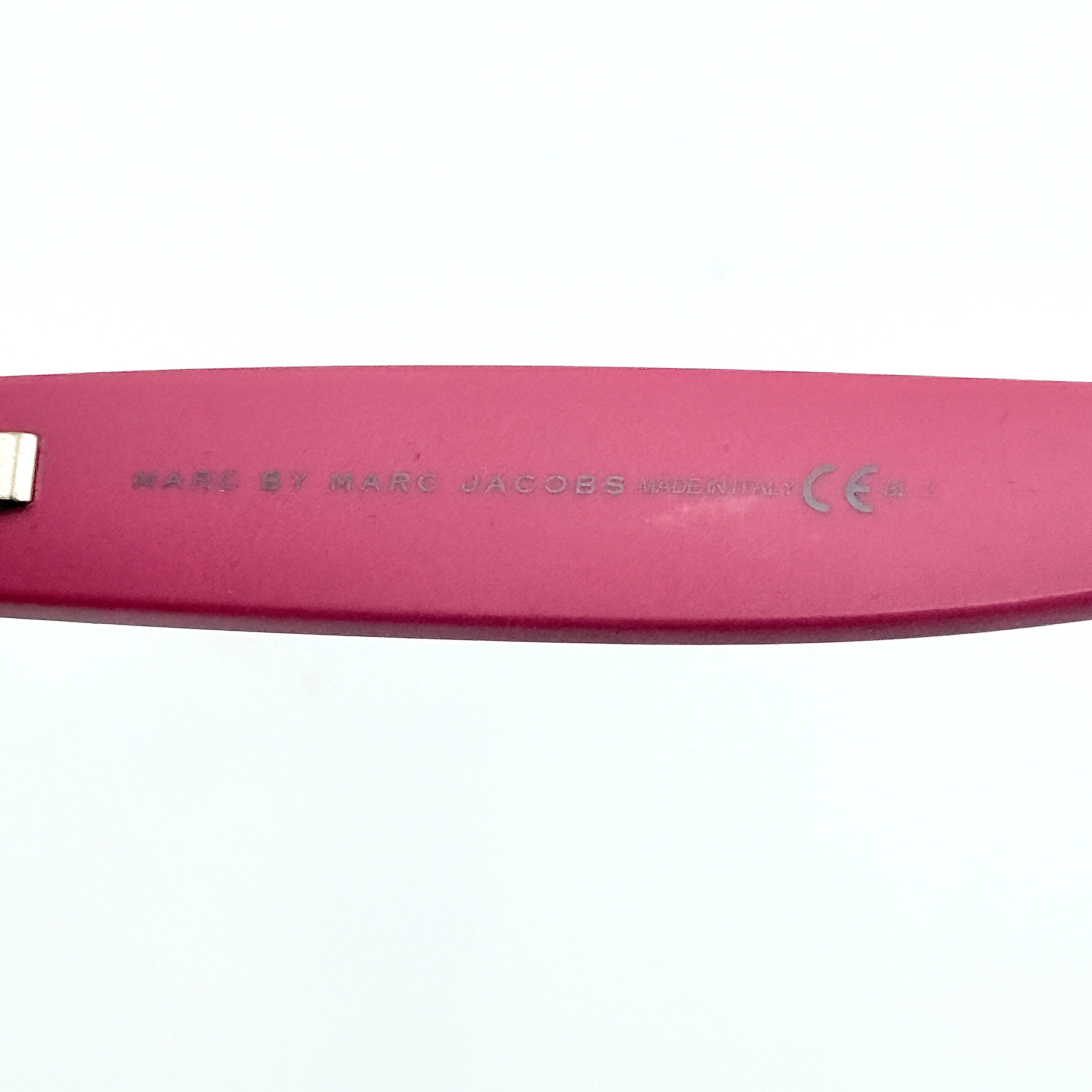 Marc by Marc Jacobs Stripe Sunglasses Pink