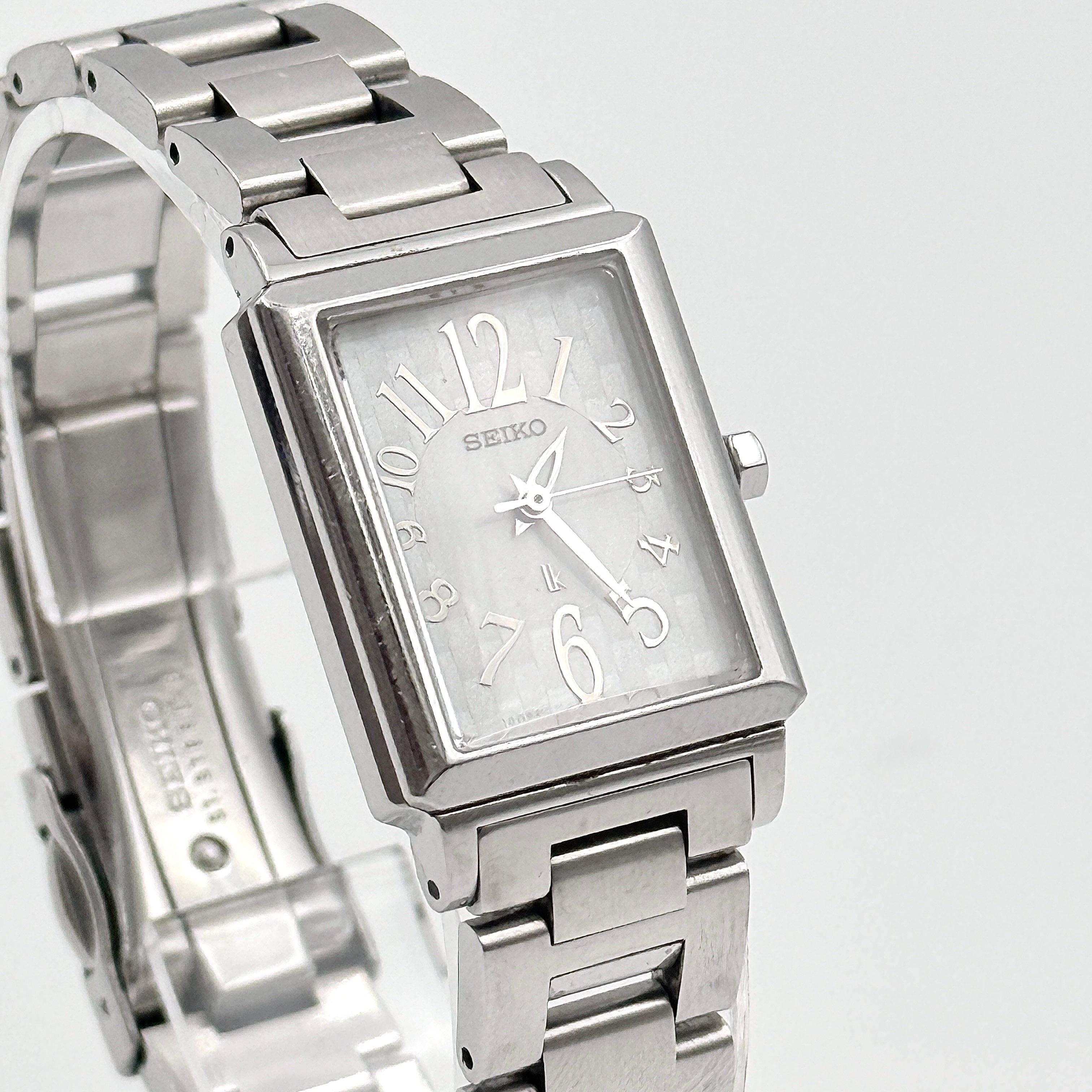 Seiko Lukia (LK) Stainless Steel Tank Watch