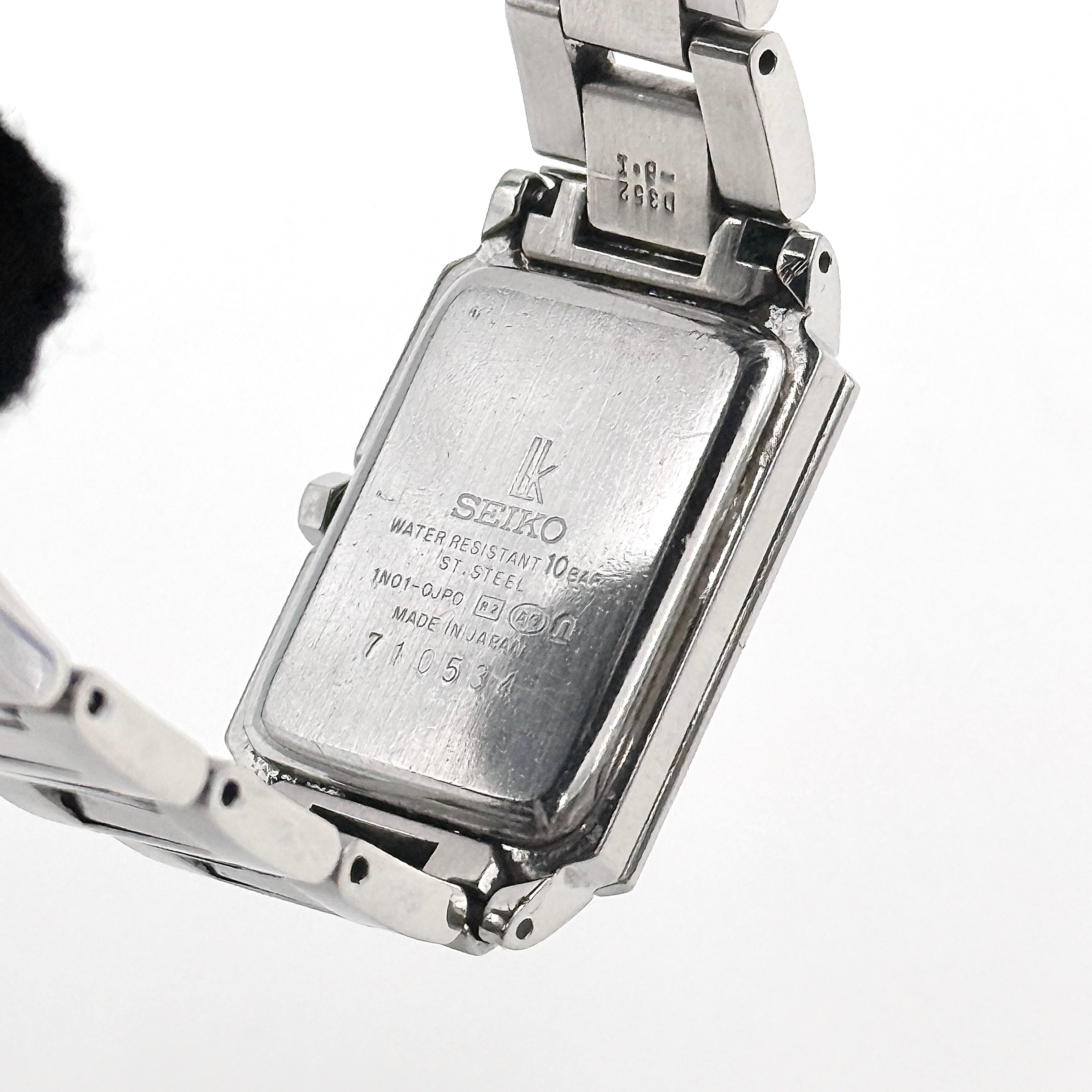 Seiko Lukia (LK) Stainless Steel Tank Watch