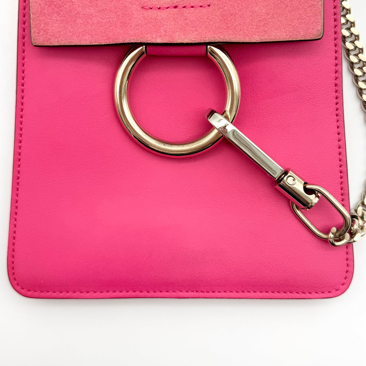 Chloé Small Faye Bracelet Crossbody Bag Fuchsia Pink