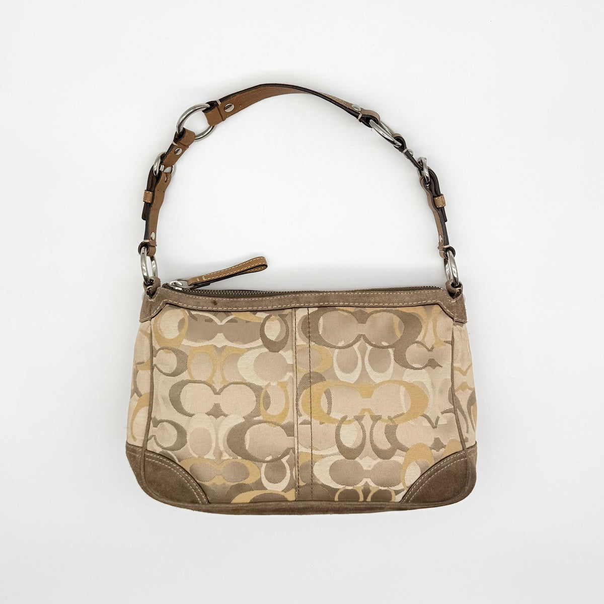 Coach Signature Chelsea Shoulder Bag Brown