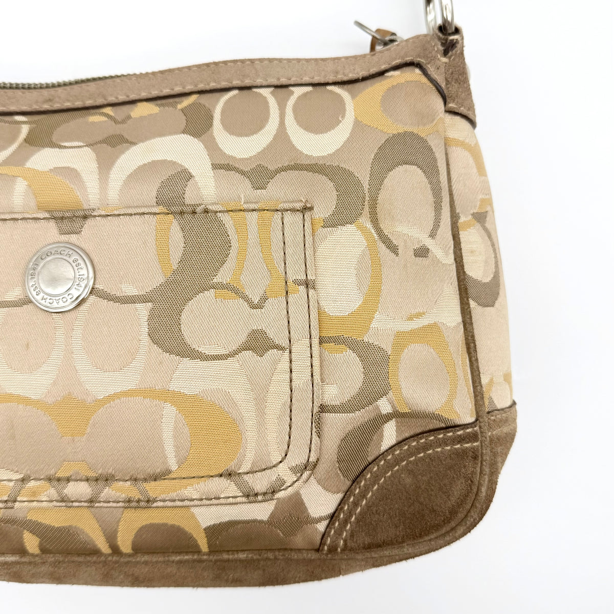 Coach Signature Chelsea Shoulder Bag Brown