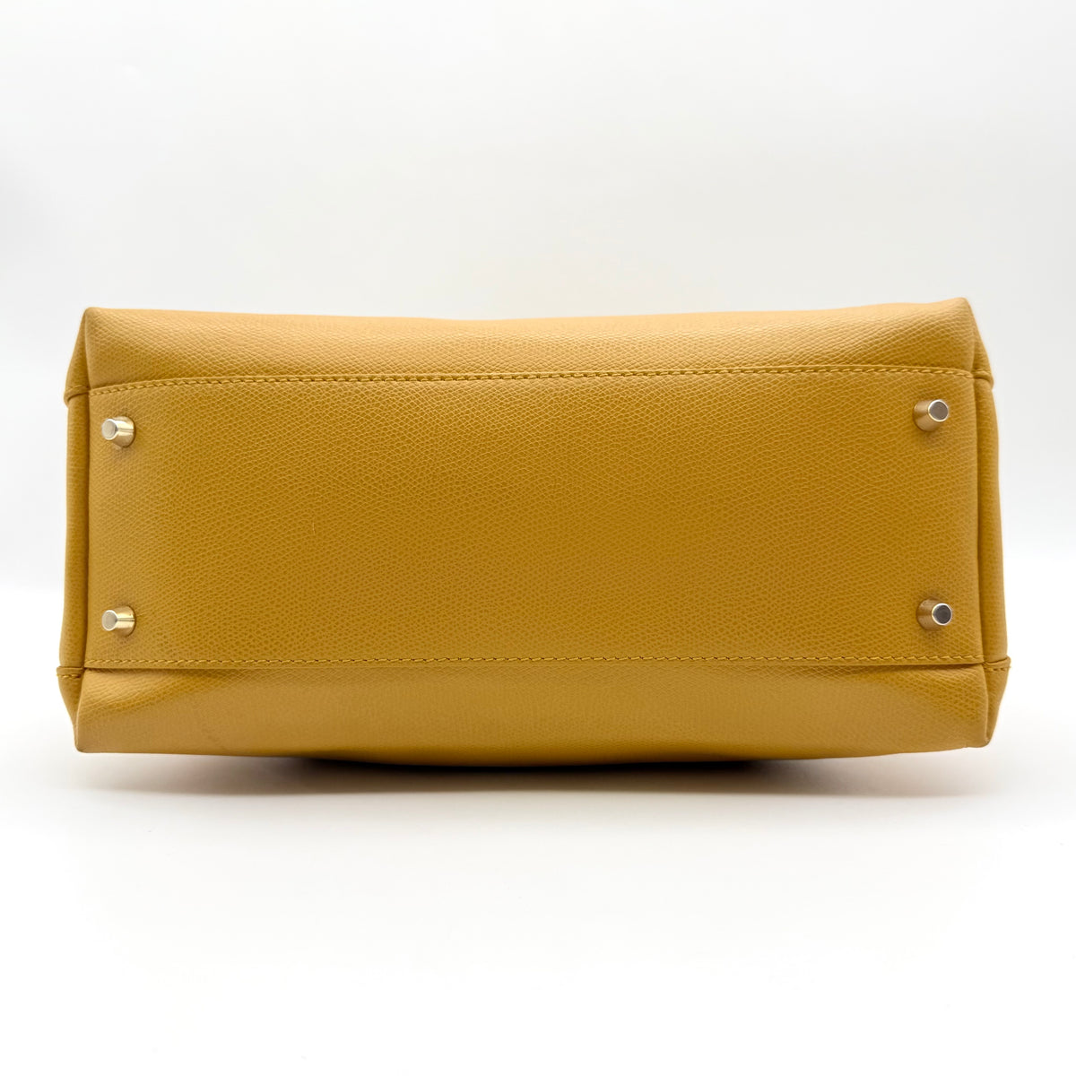 Furla 2Way Piper Dome Satchel Handbag Yellow