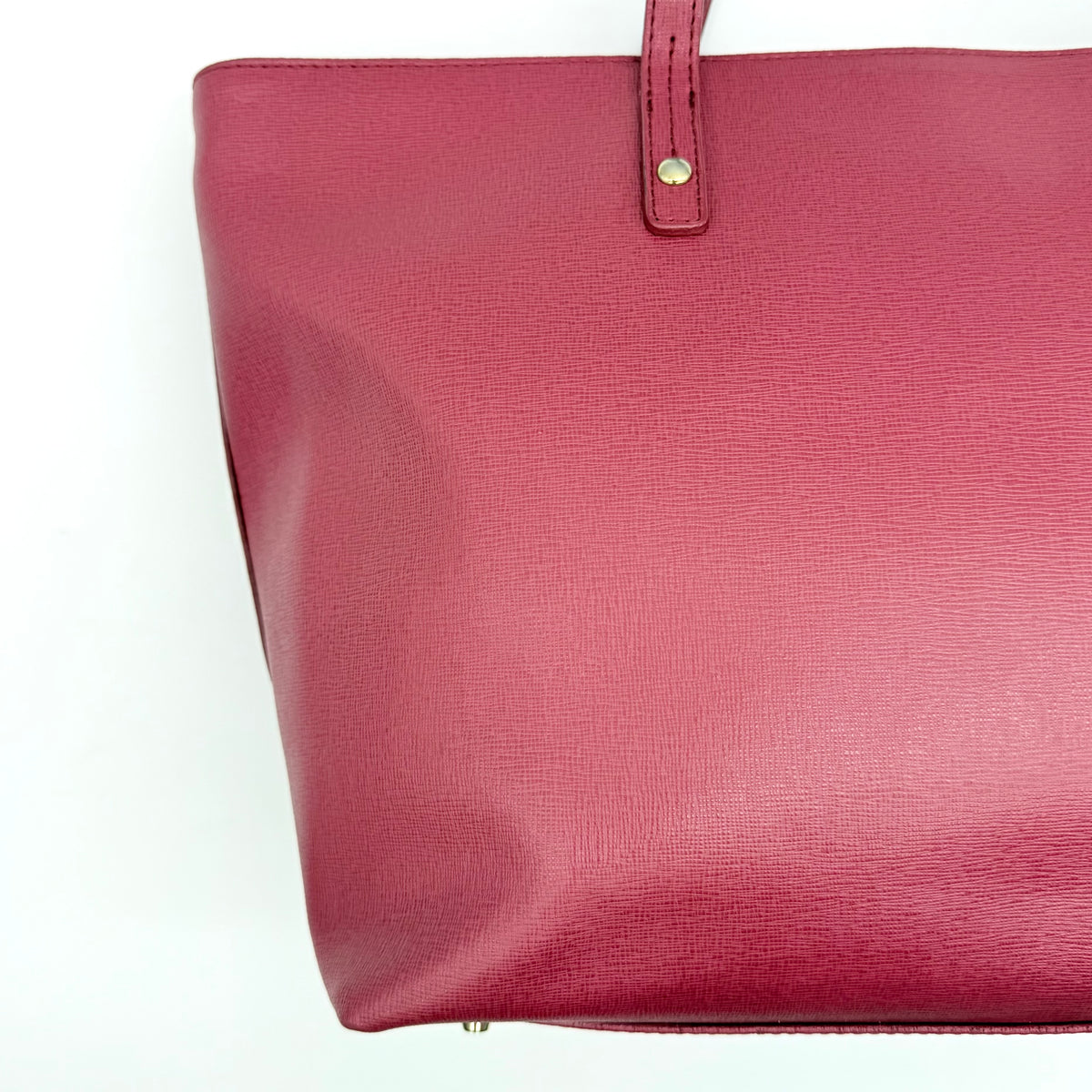 Furla Leather Tote Bag Red