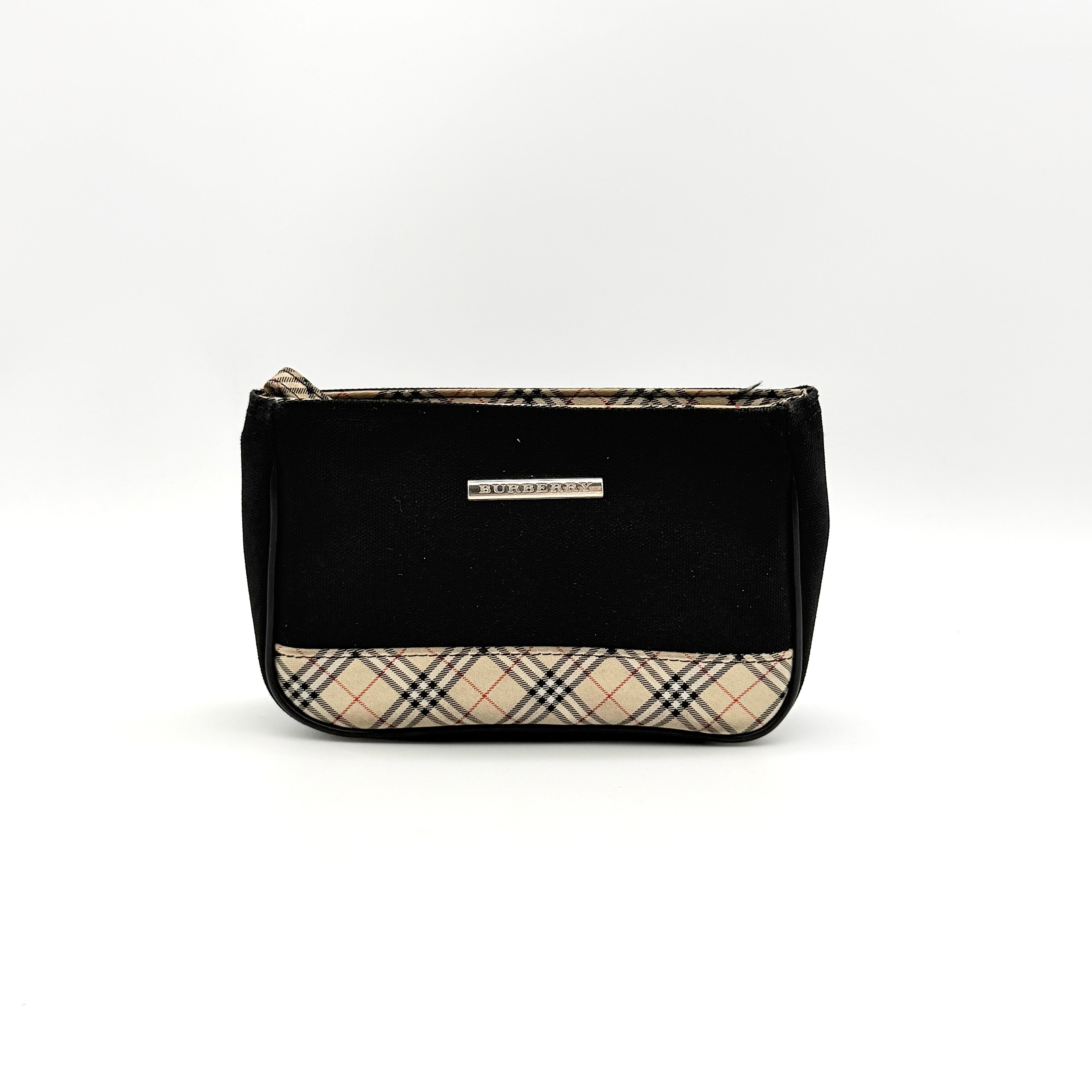 Burberry Nova Check Nylon Pouch Beige/Black