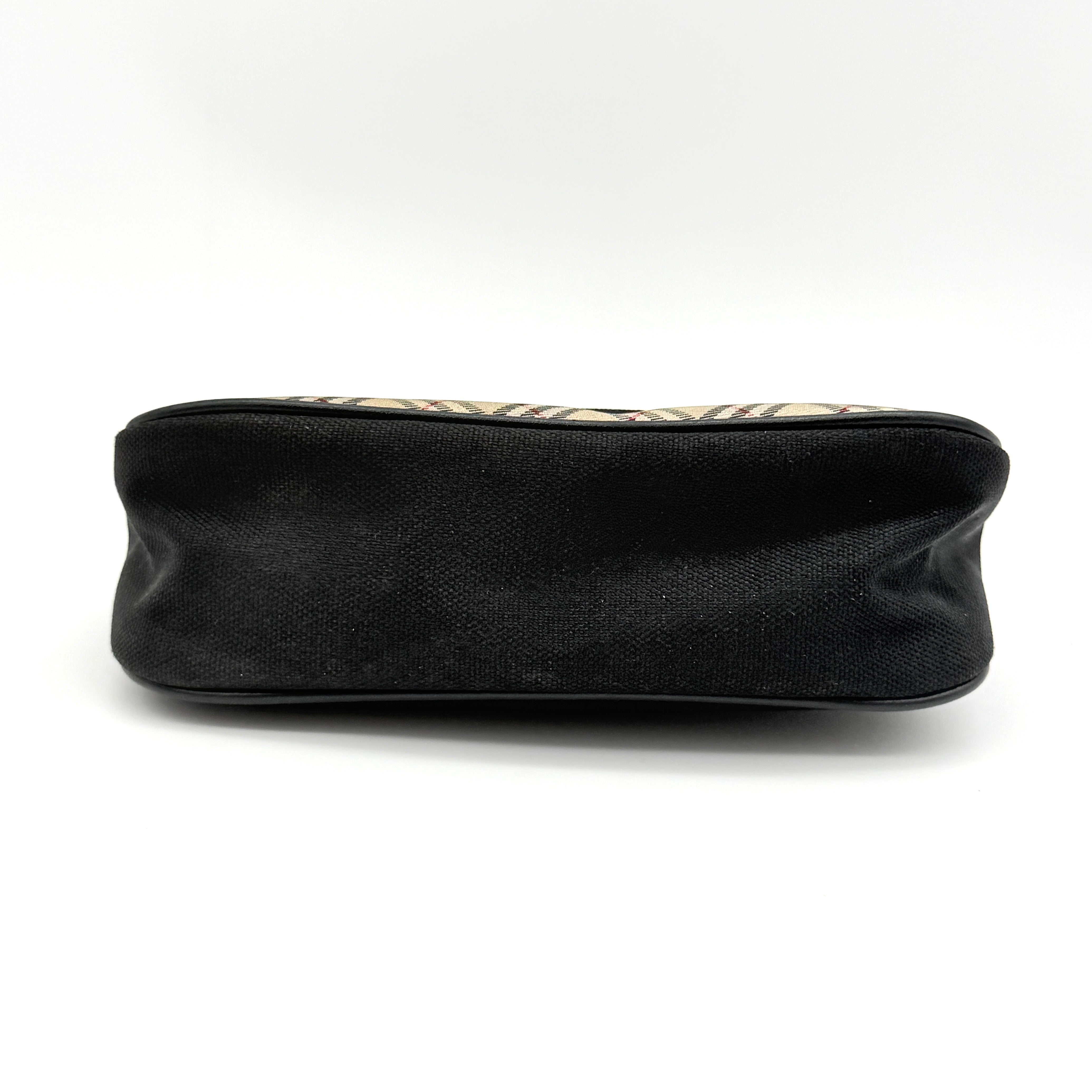 Burberry Nova Check Nylon Pouch Beige/Black