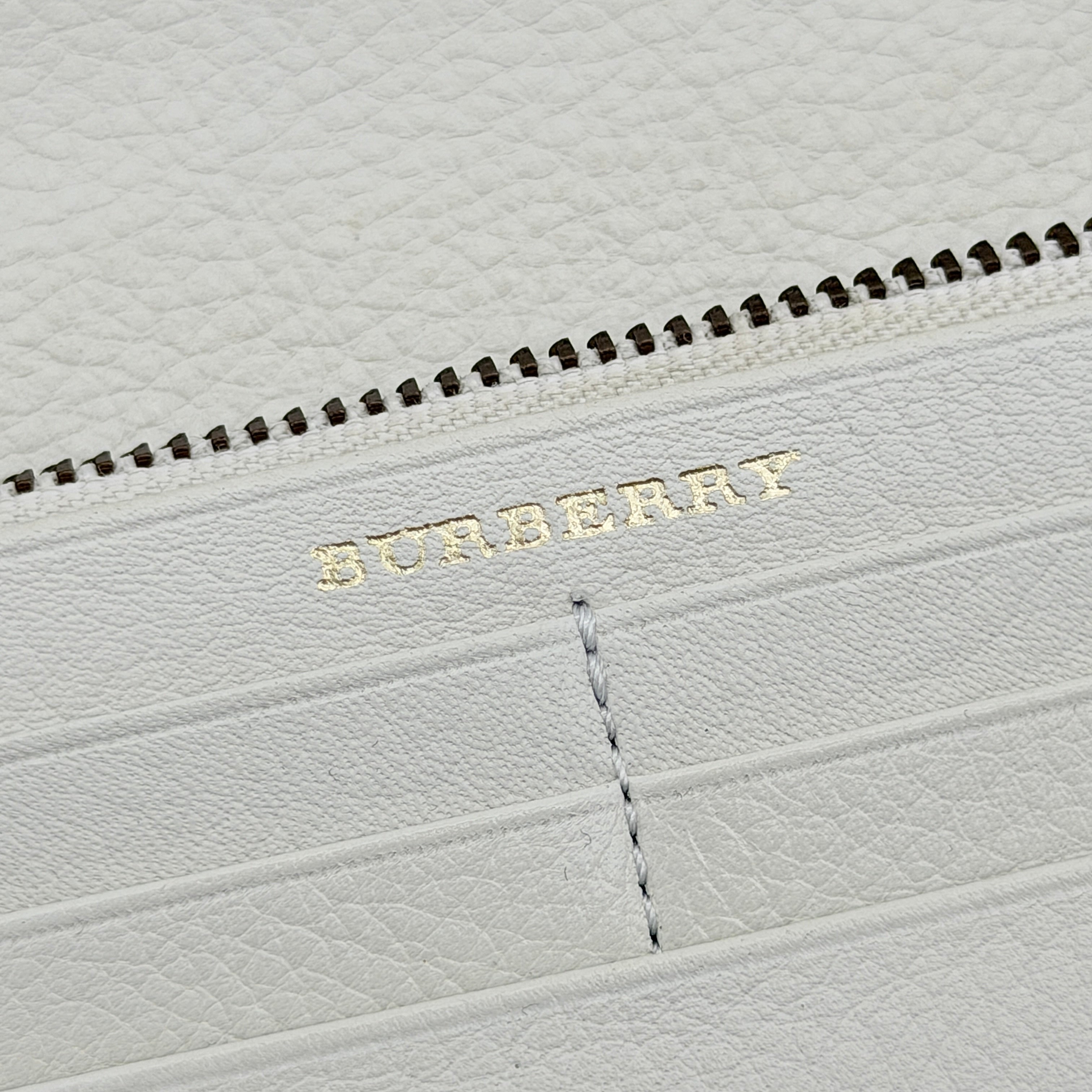 Burberry Quilted Continental Wallet Yellow/White