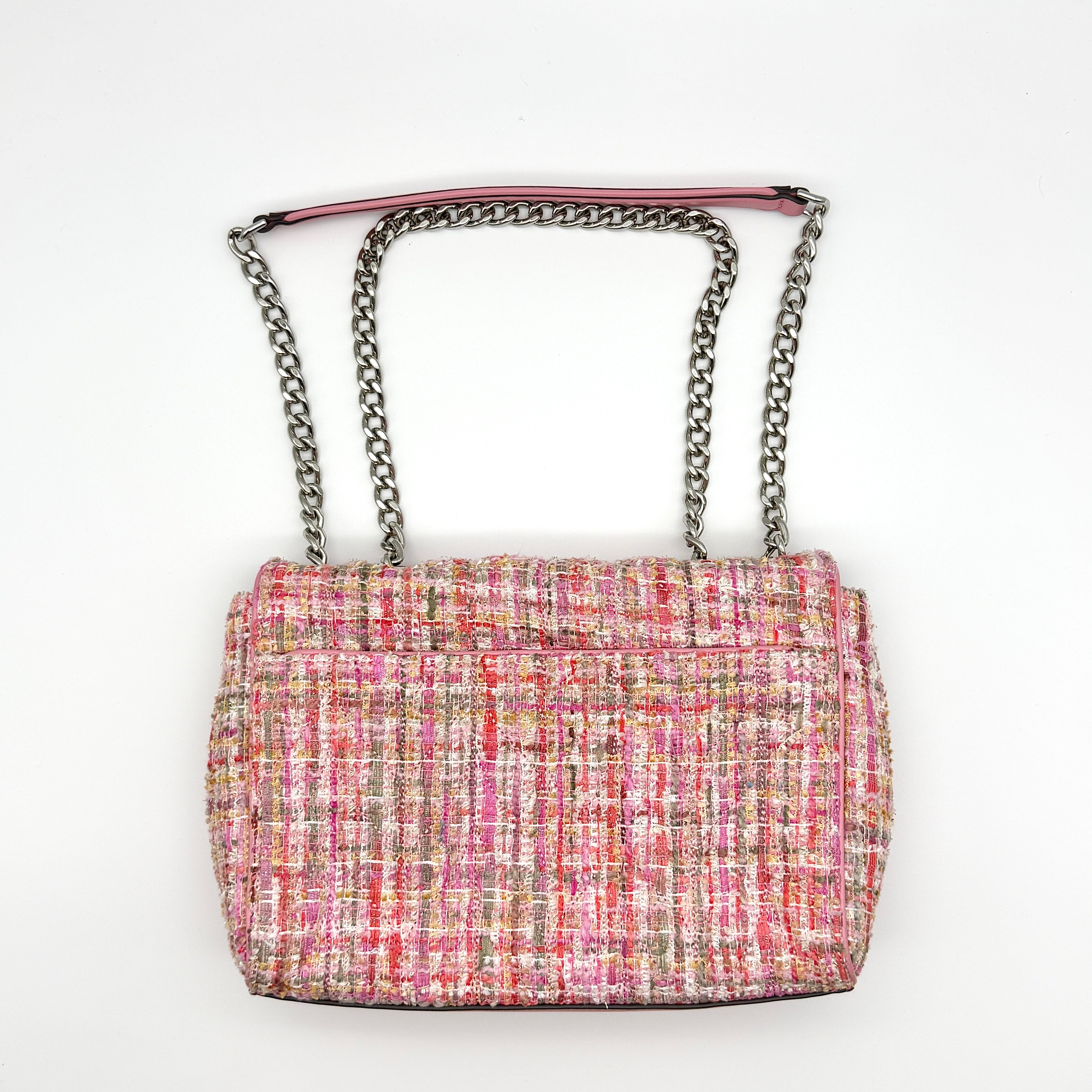 Kate Spade 2Way Briar Lane Emelyn Quilted Tweed Shoulder Bag Pink