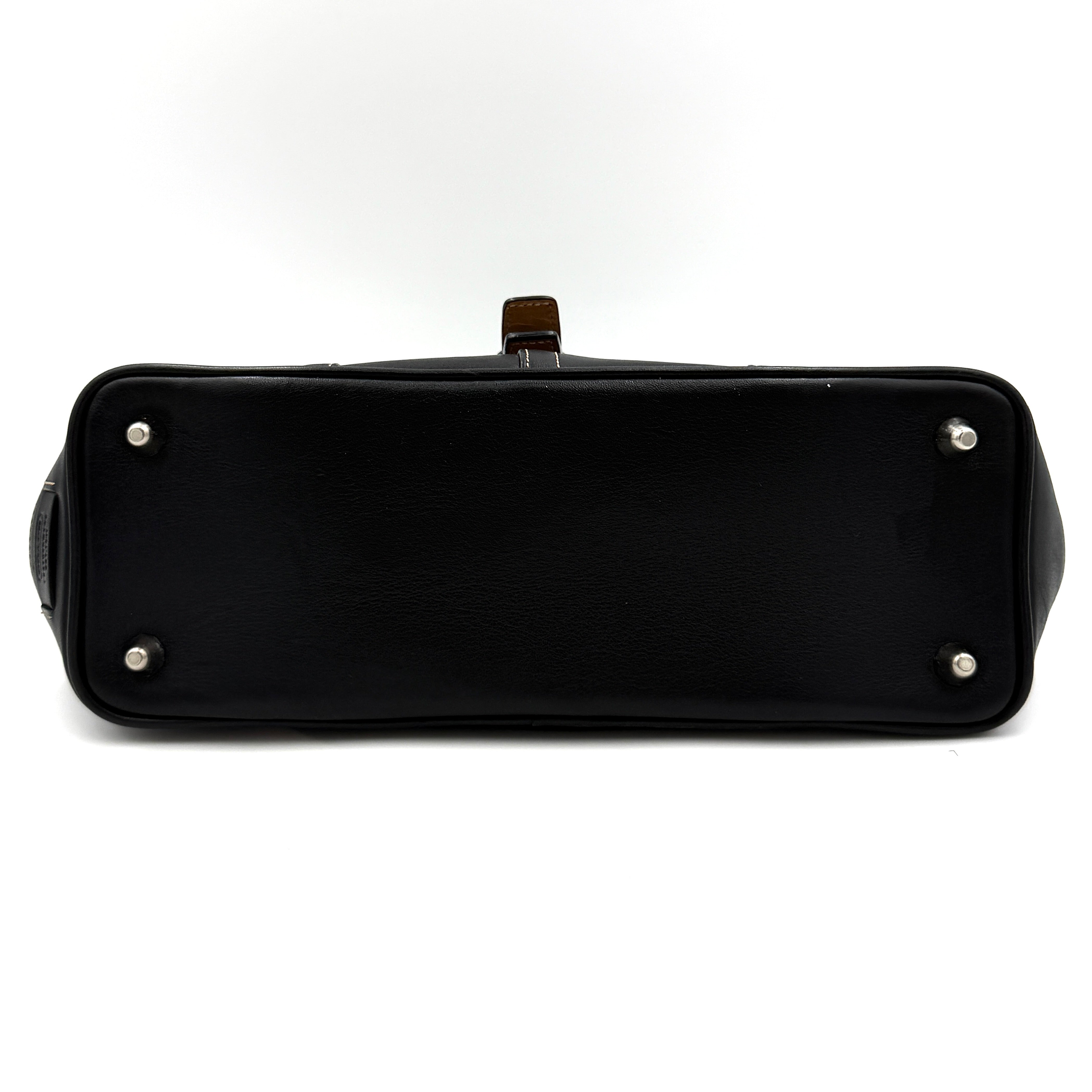 Coach Y2K Hampton Satchel Shoulder Bag Black