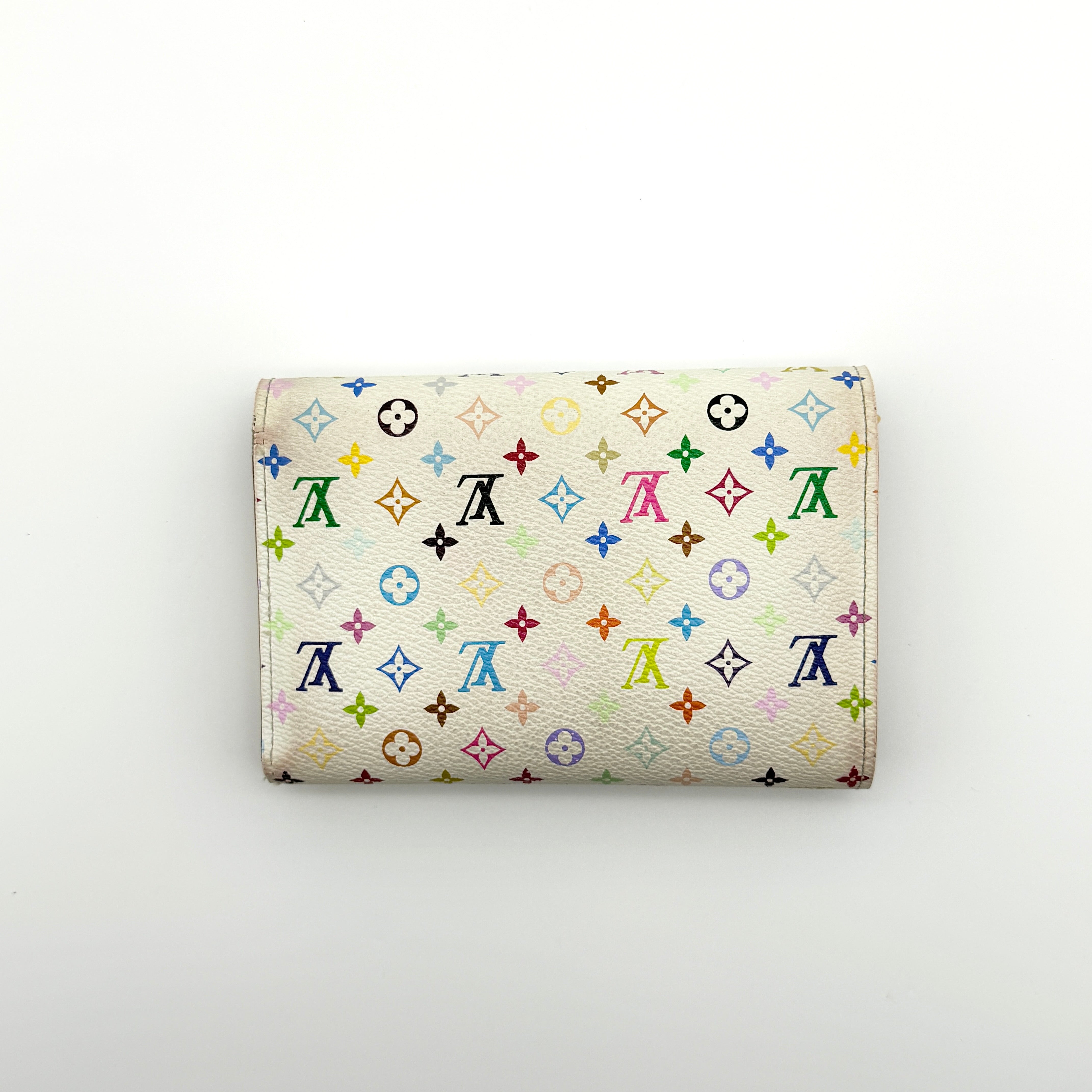 Louis Vuitton x Murakami Sarah Wallet White