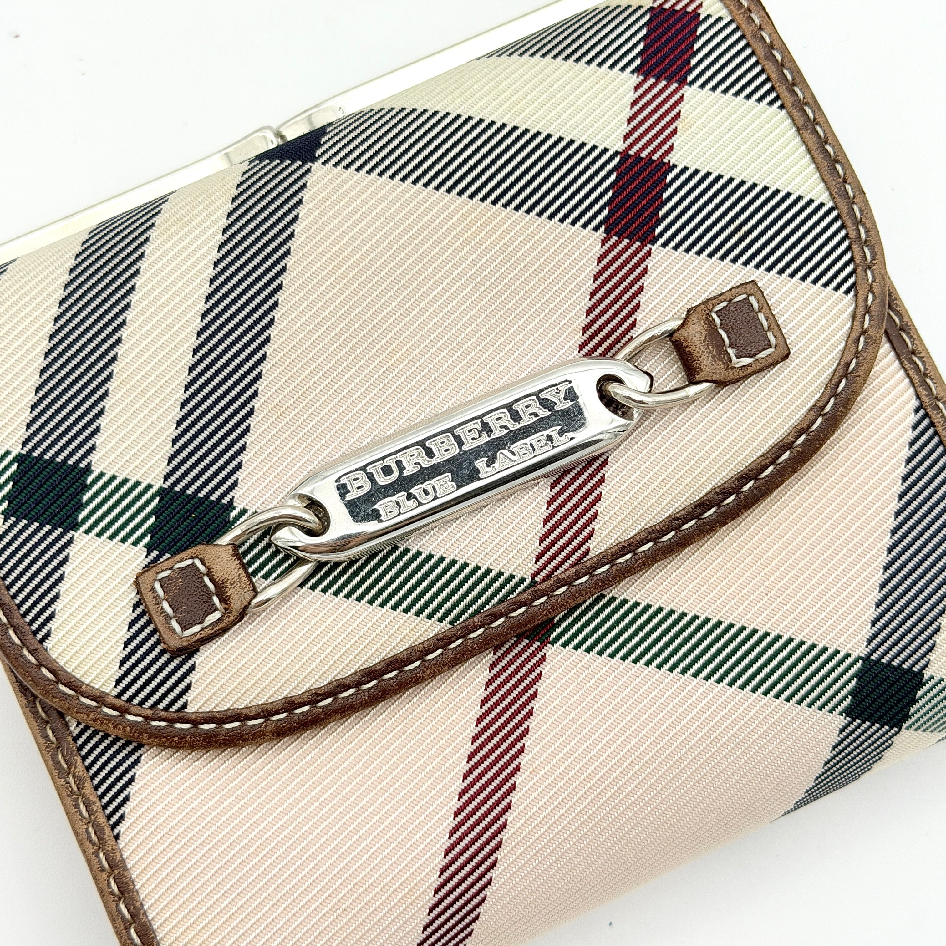 Burberry Blue Label Nova Check Wallet Beige