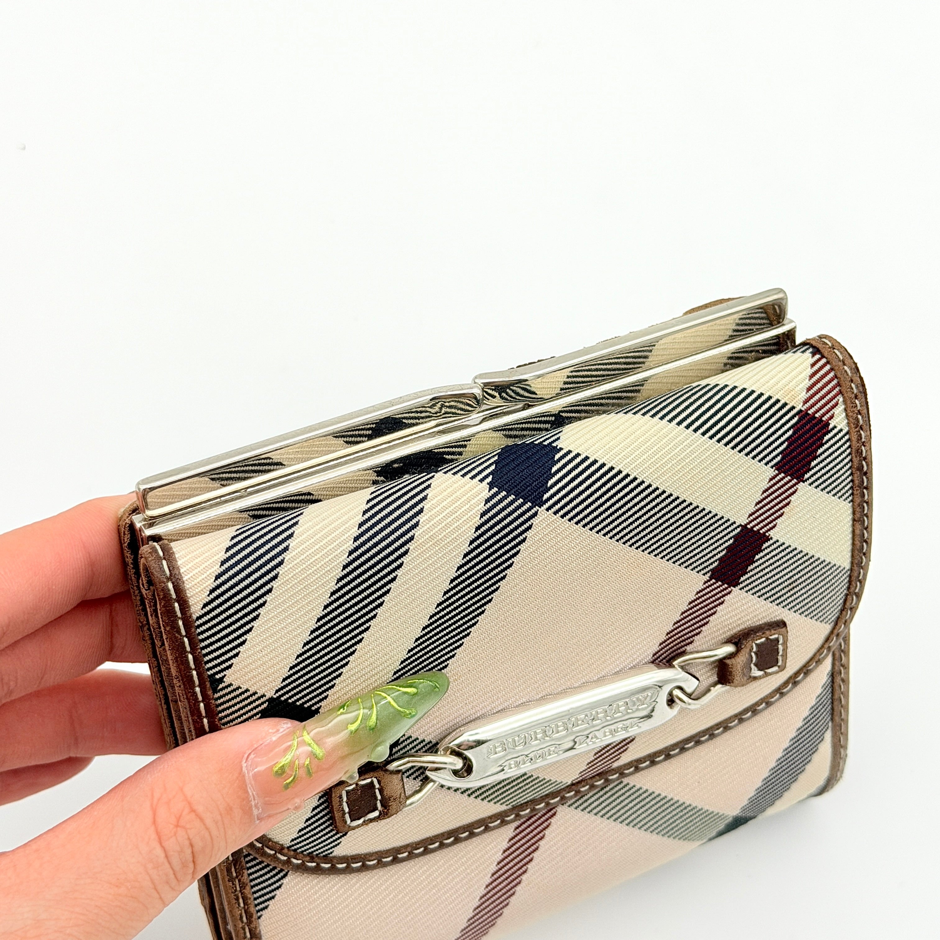 Burberry Blue Label Nova Check Wallet Beige