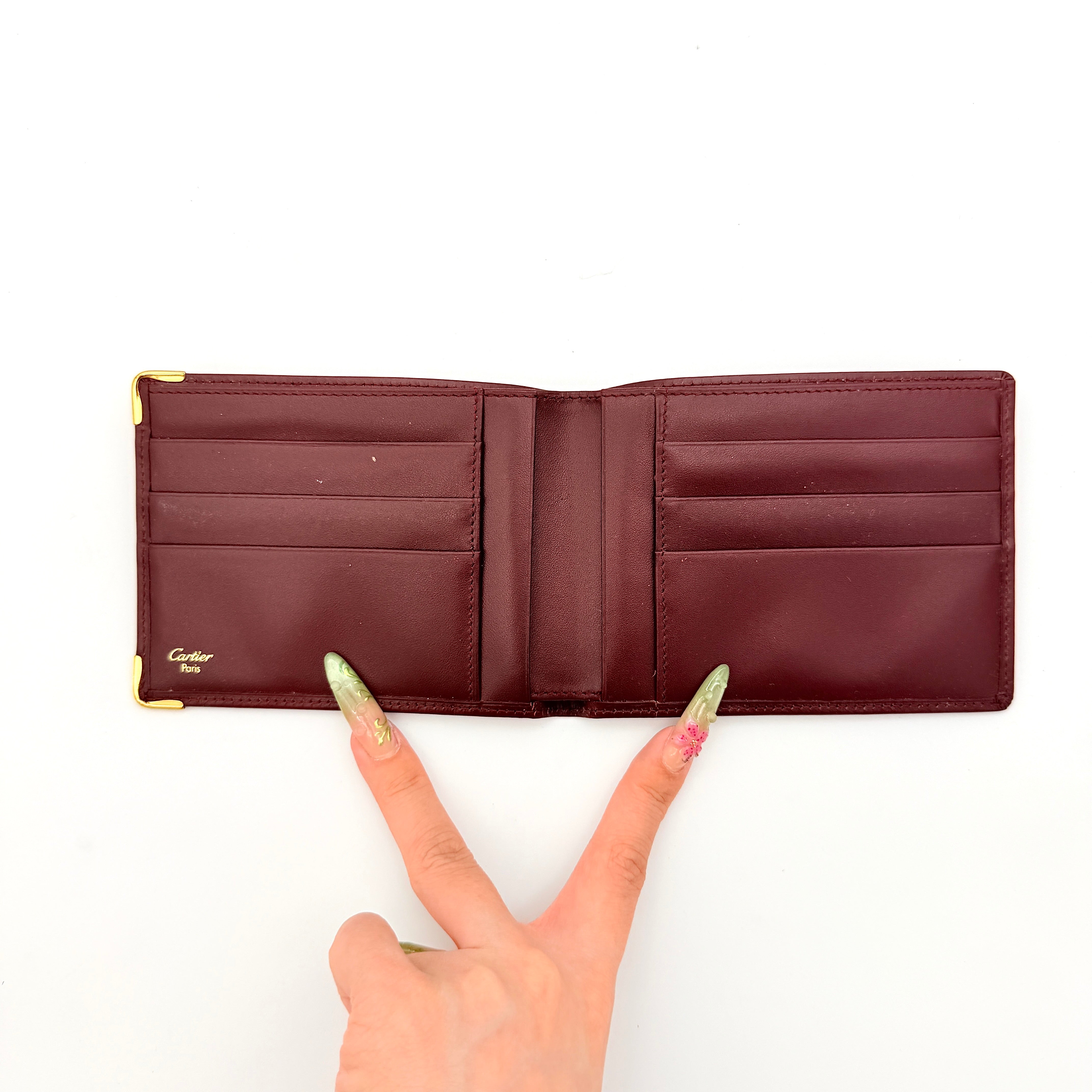 Cartier Must de Cartier Bifold Long Wallet Burgundy