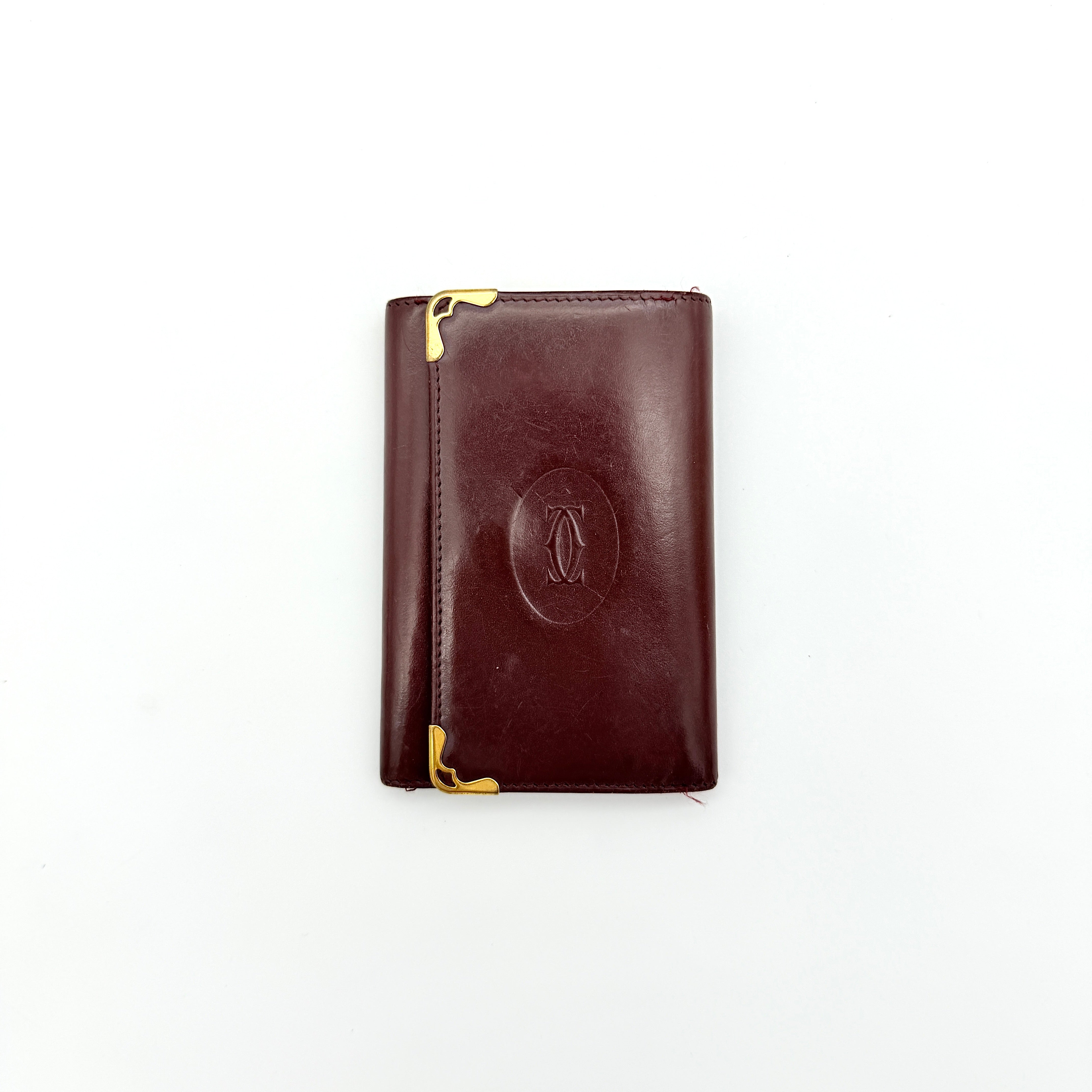 Cartier Must de Cartier Key Case Burgundy