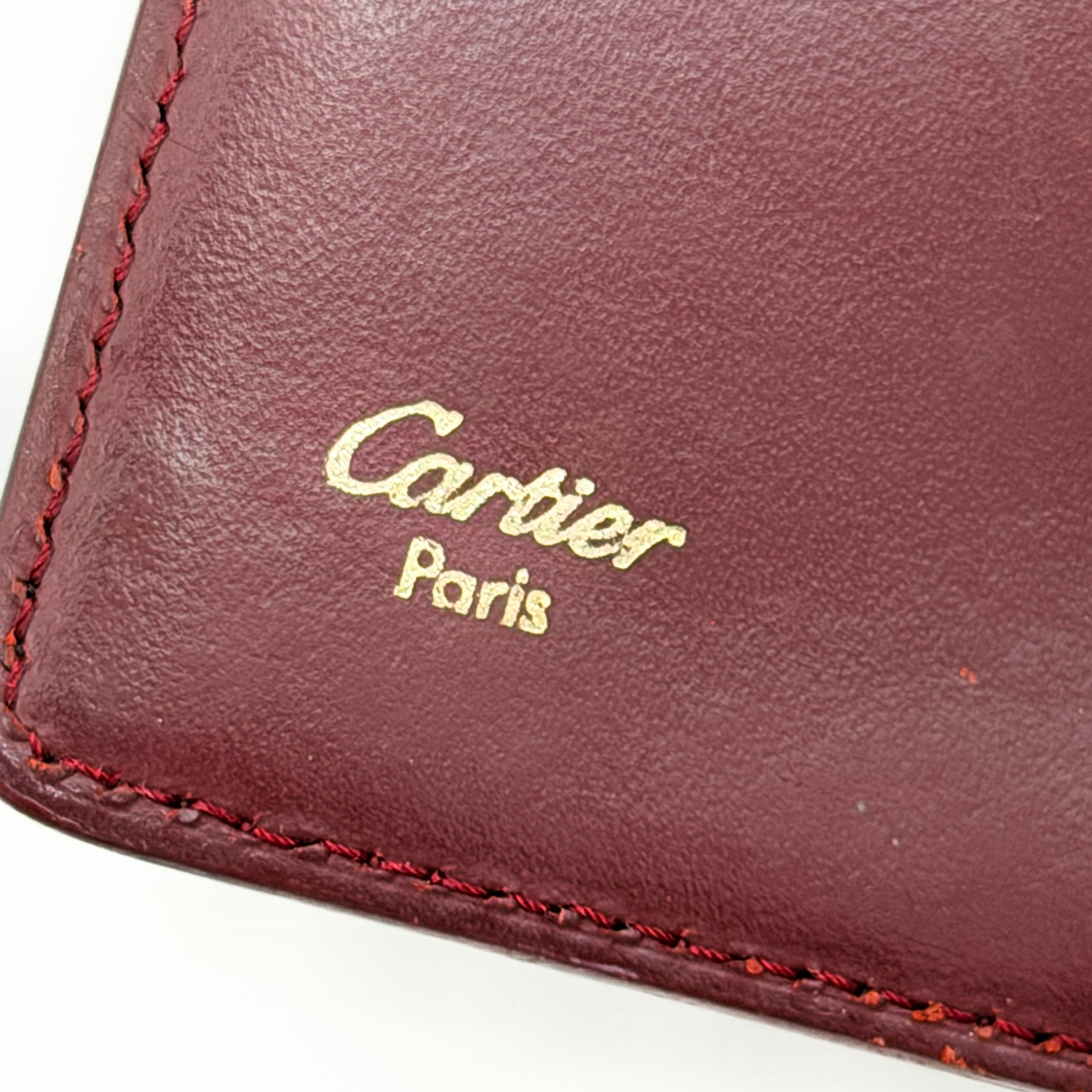 Cartier Must de Cartier Key Case Burgundy