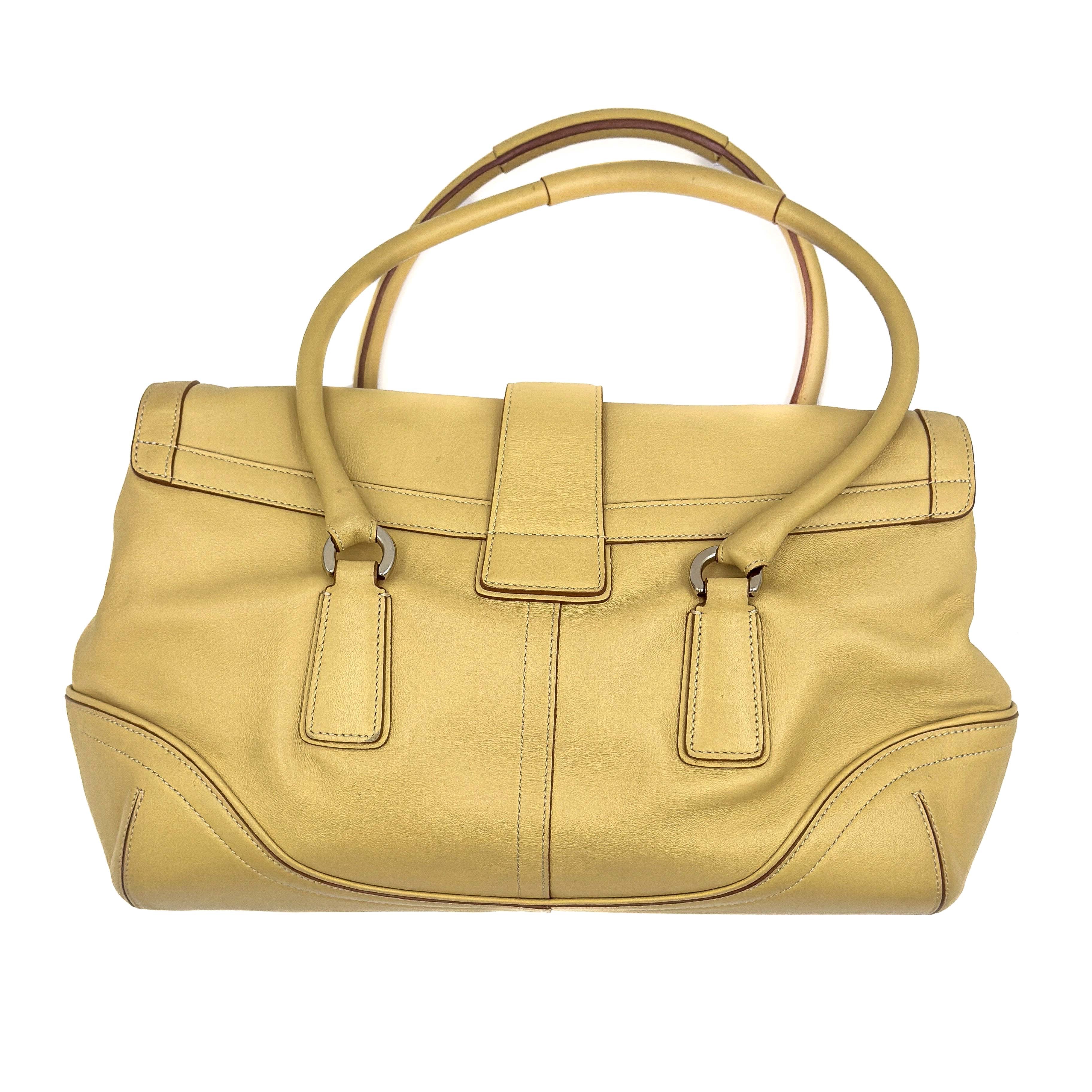 Coach Y2K Signature Soho Shoulder Bag Light Tan