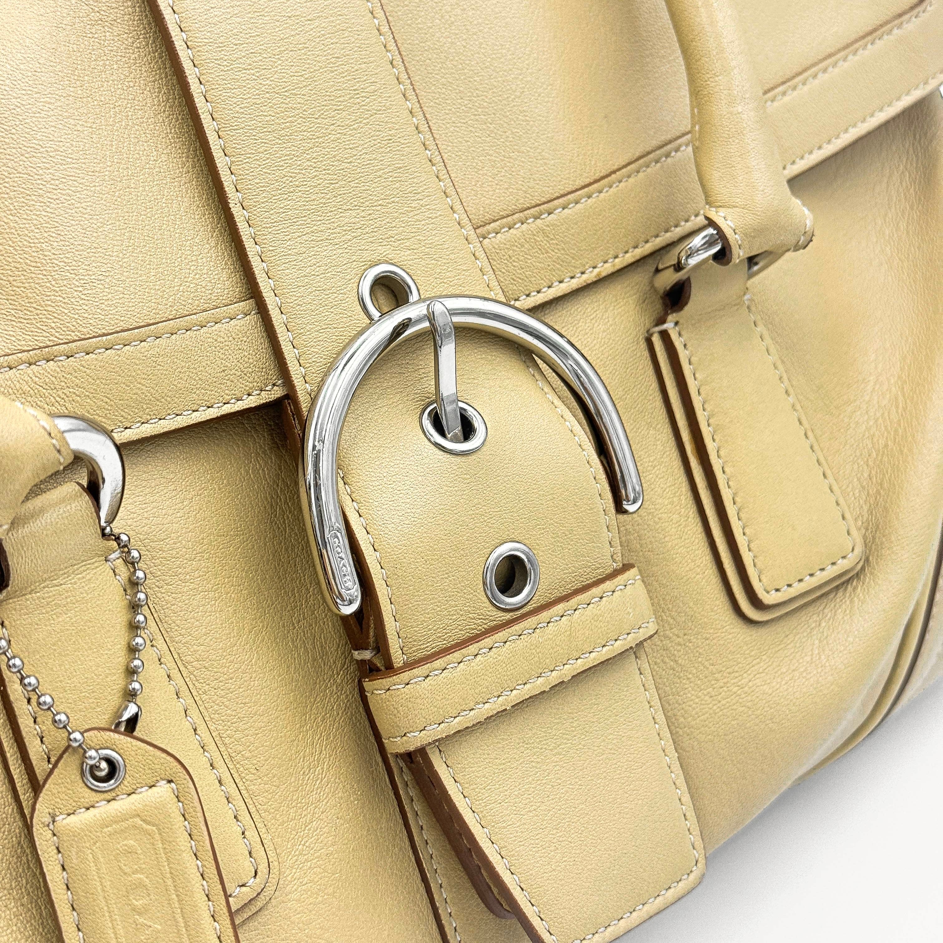 Coach Y2K Signature Soho Shoulder Bag Light Tan