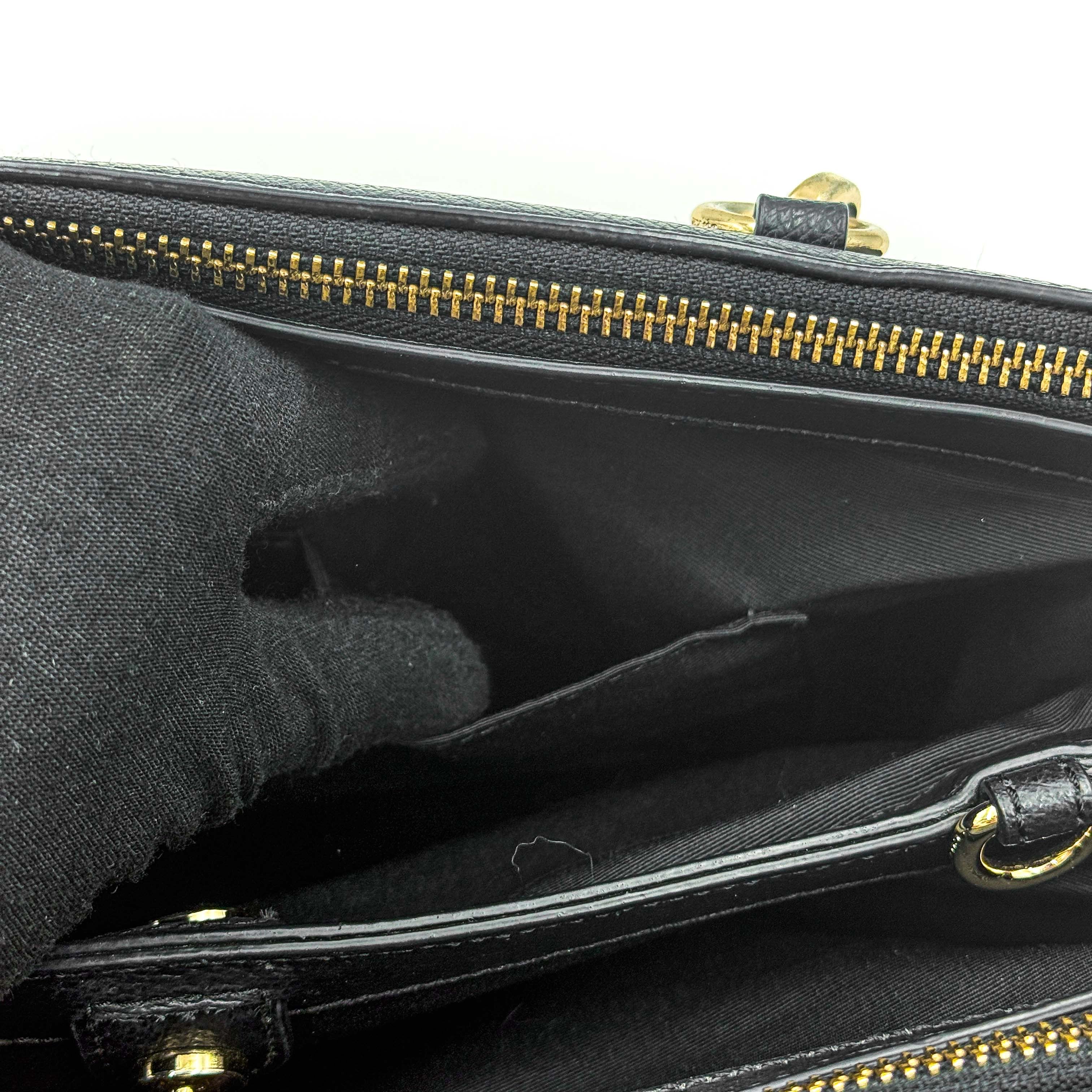 Coach 2Way Christie Carryall Handbag Black