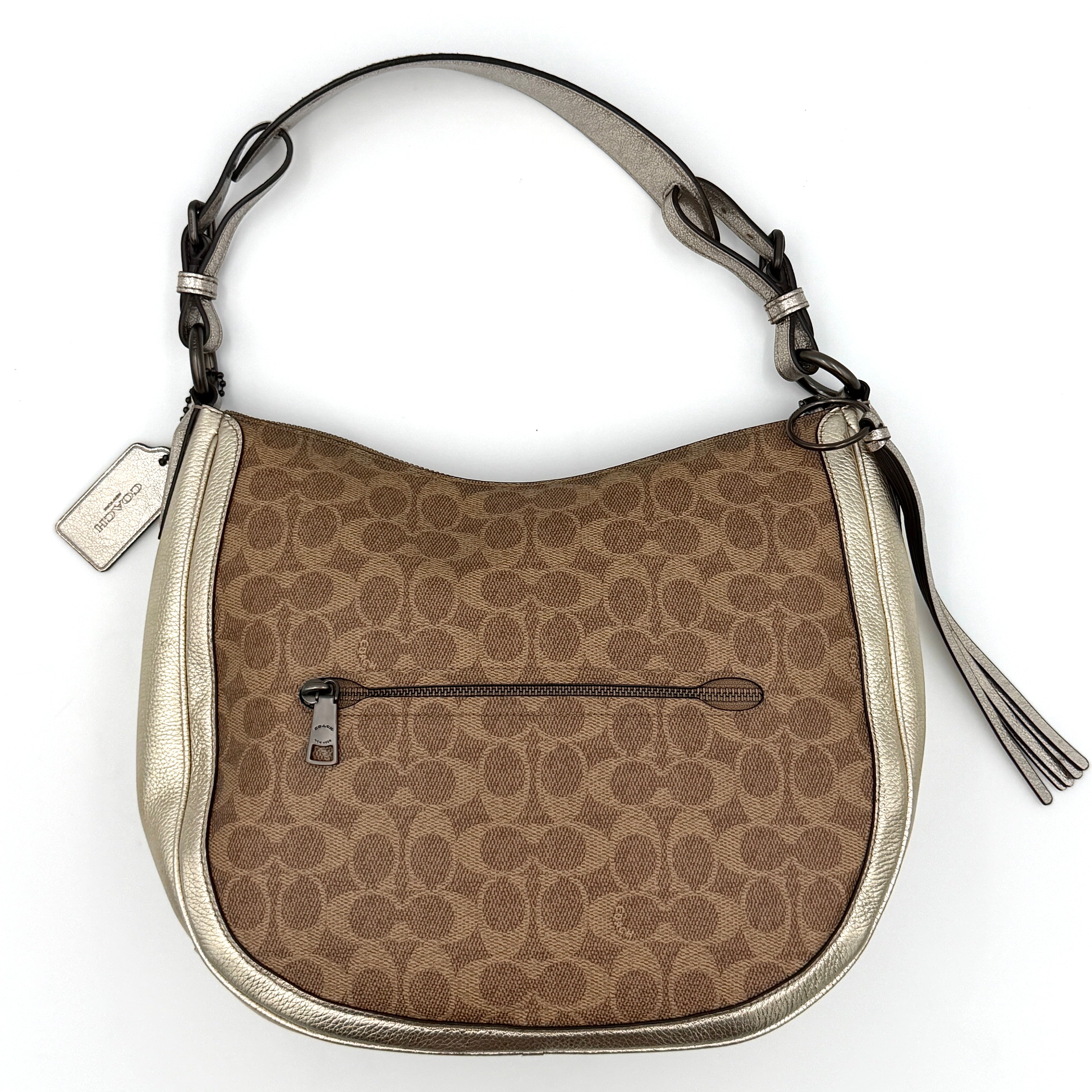 Coach 2Way Sutton Hobo Shoulder Bag Brown
