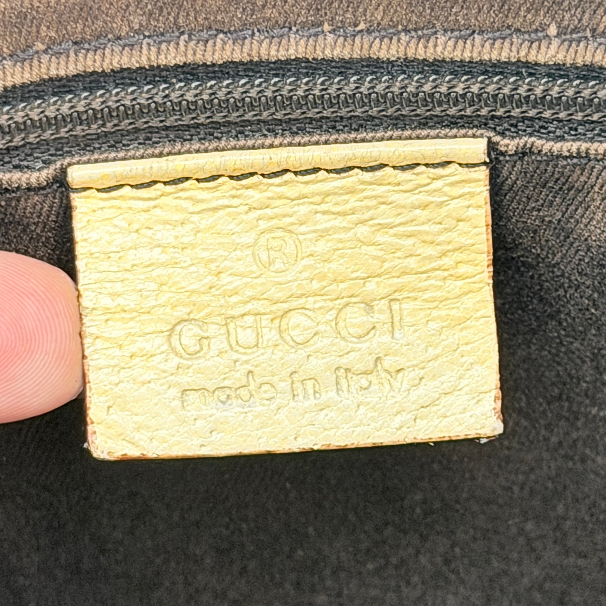 Gucci GG Monogram Tote Bag Beige/White