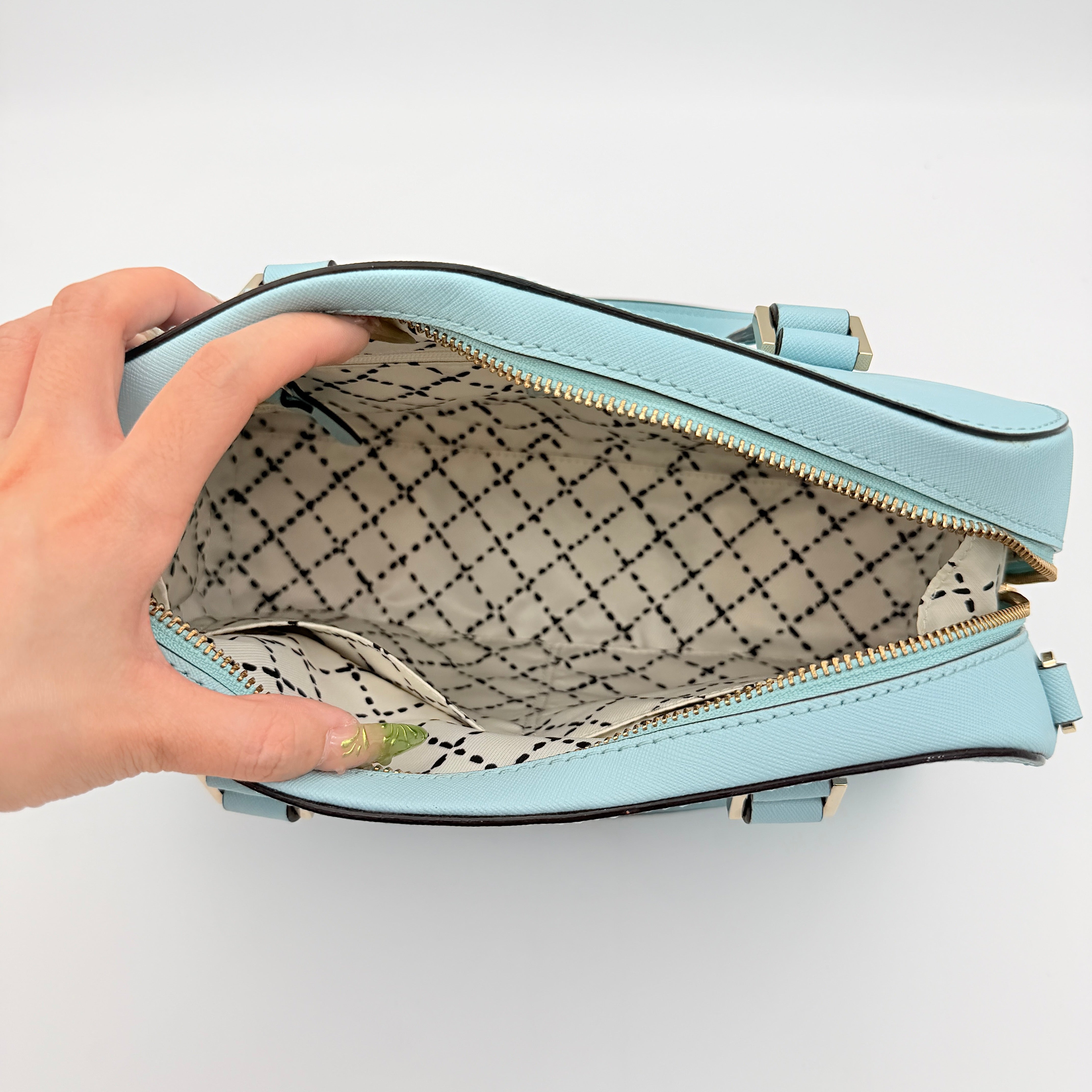 Kate Spade New York 2Way Felix Satchel Handbag Light Blue