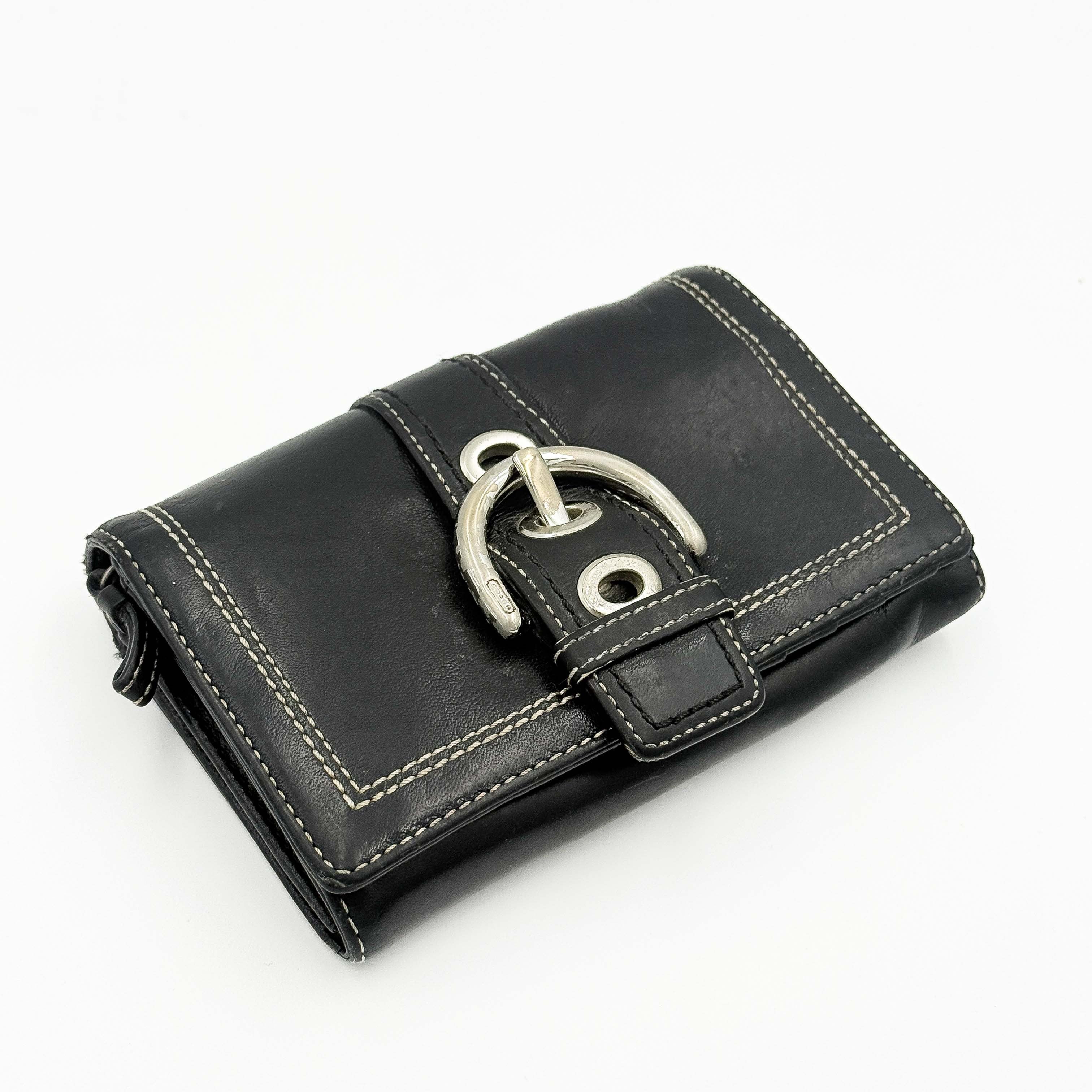 Coach Y2K Soho Buckle Wallet Black