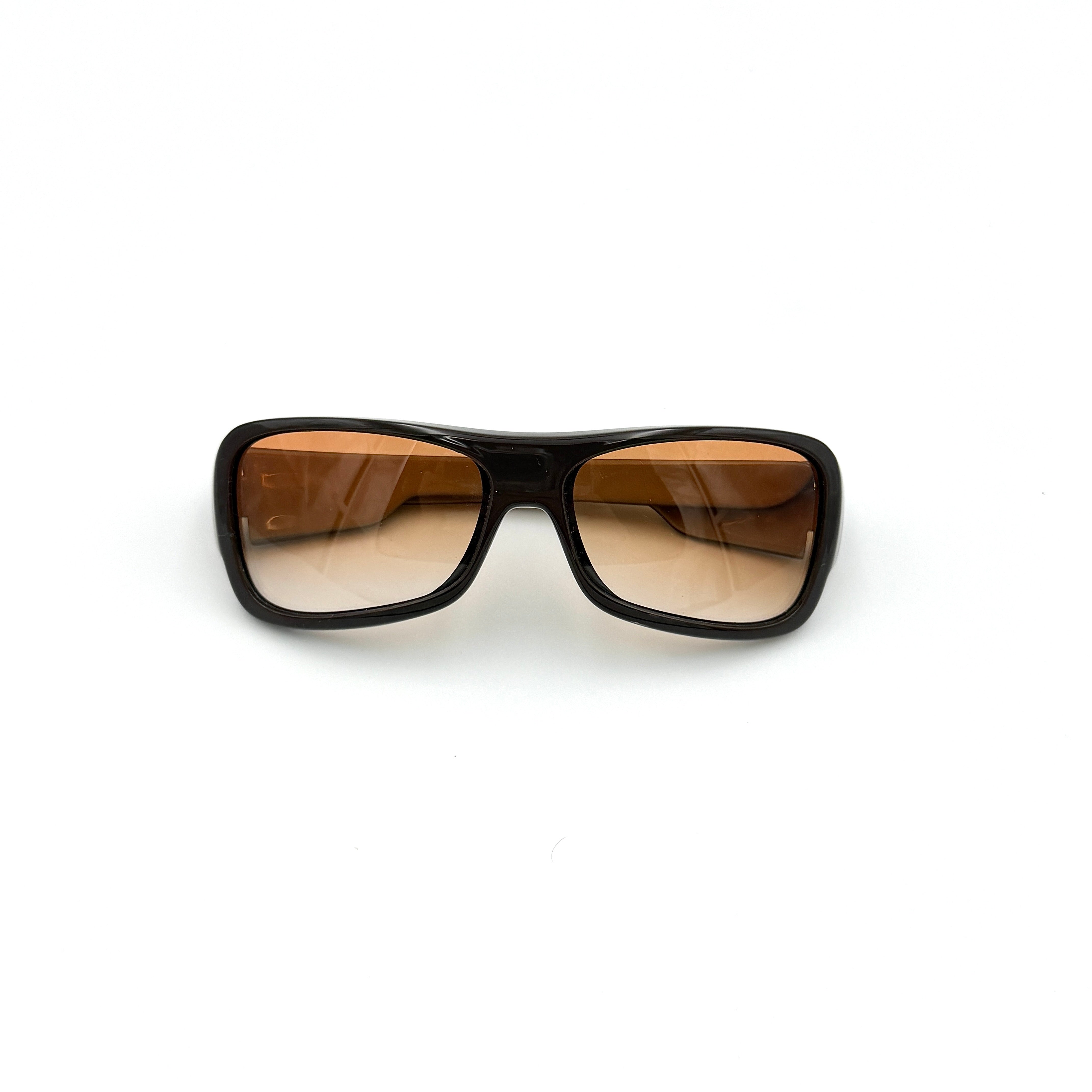 Oakley Motefrio Wraparound Sunglasses Brown/Bronze