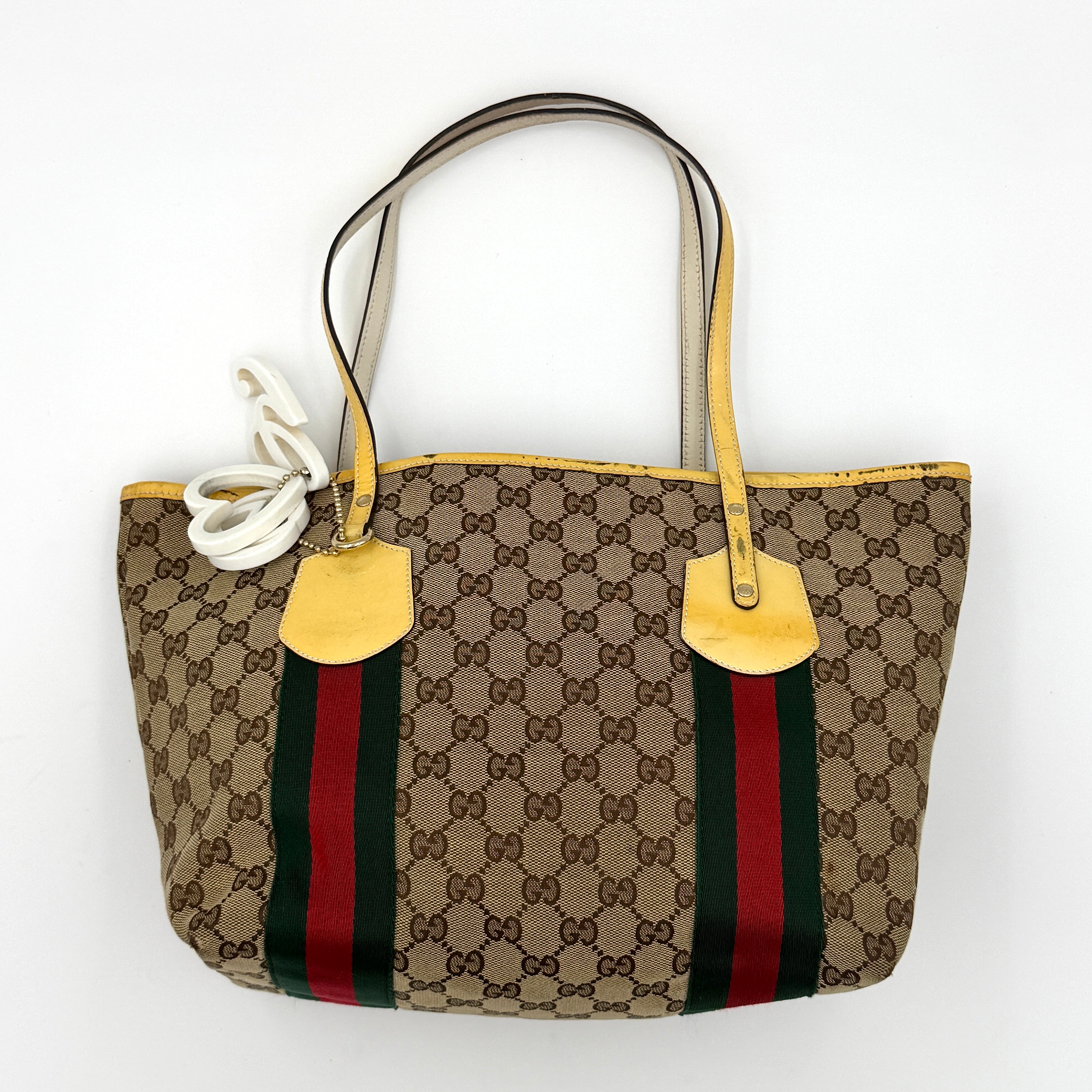 Gucci GG Monogram Jolie Shoulder Bag Beige/Yellow