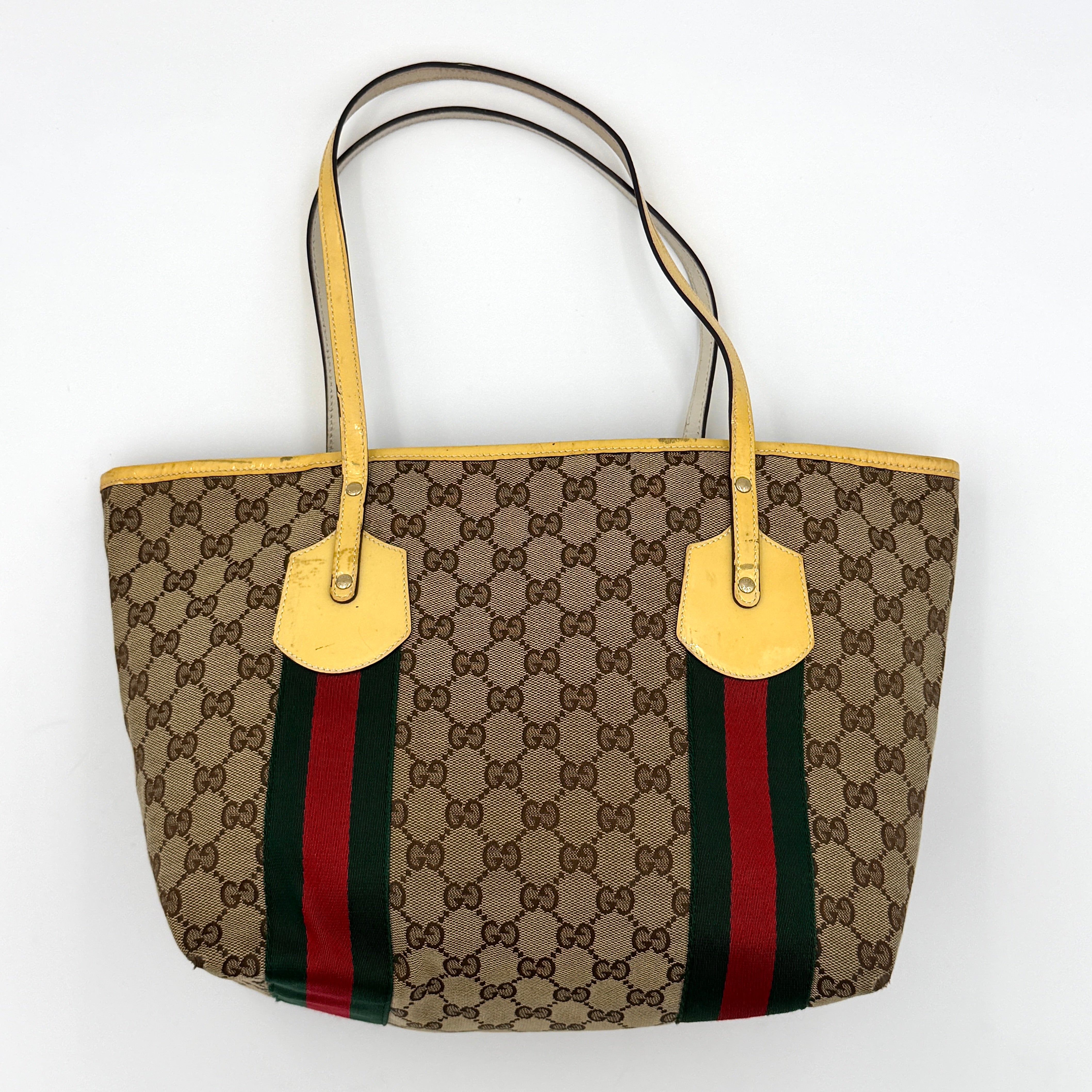 Gucci GG Monogram Jolie Shoulder Bag Beige/Yellow