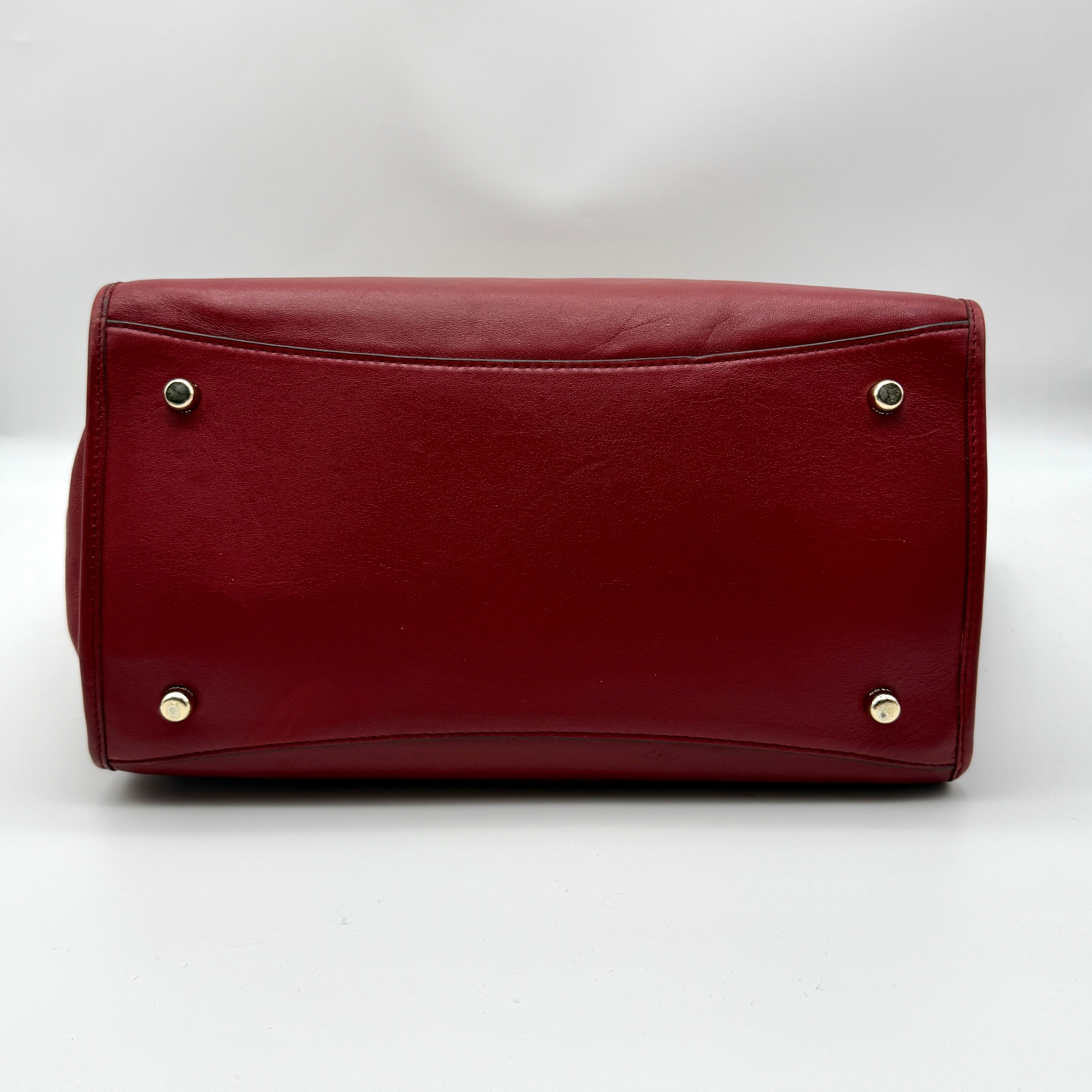 Coach 2Way Crosby Carryall Handbag Red