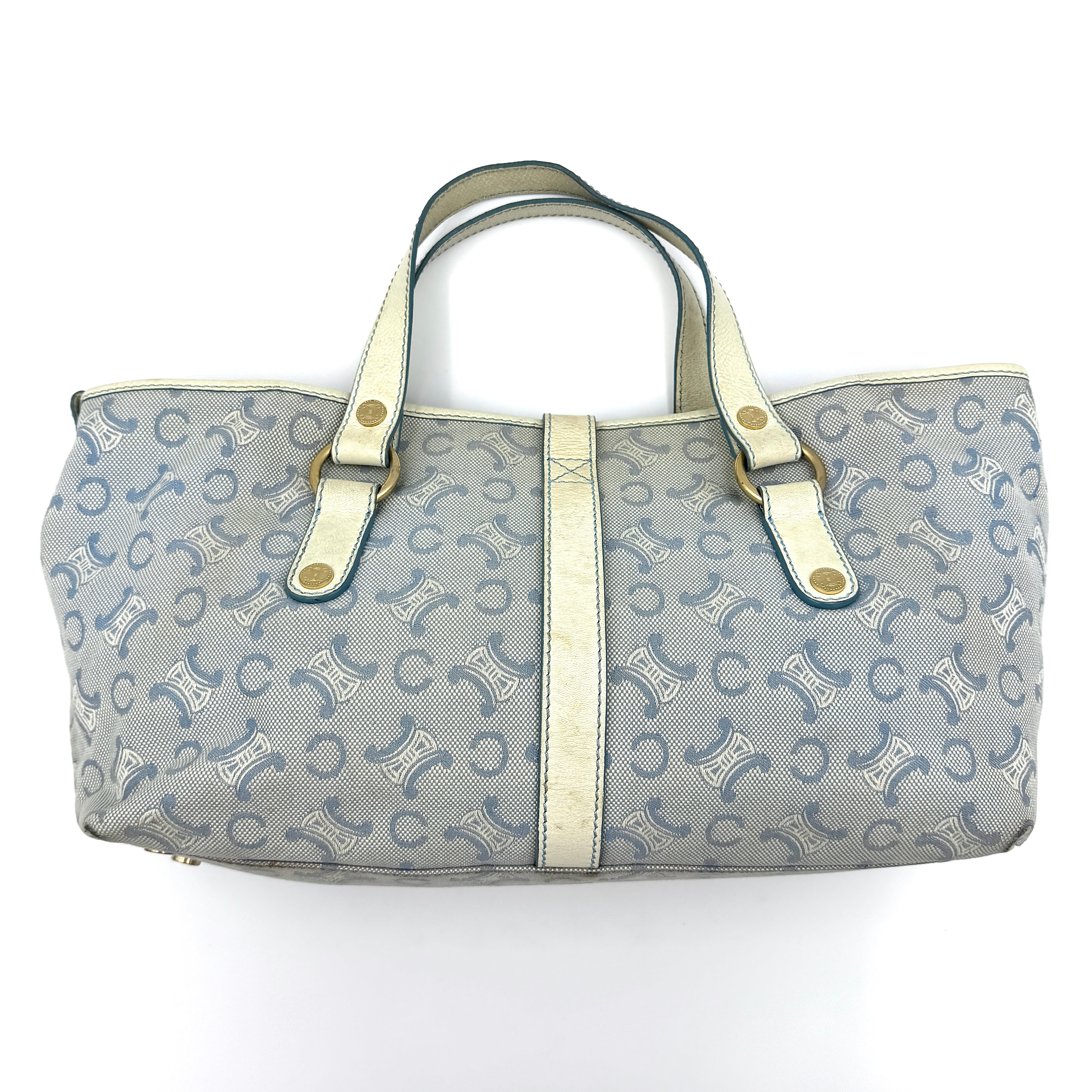 Celine Macadam Shoulder Bag Blue