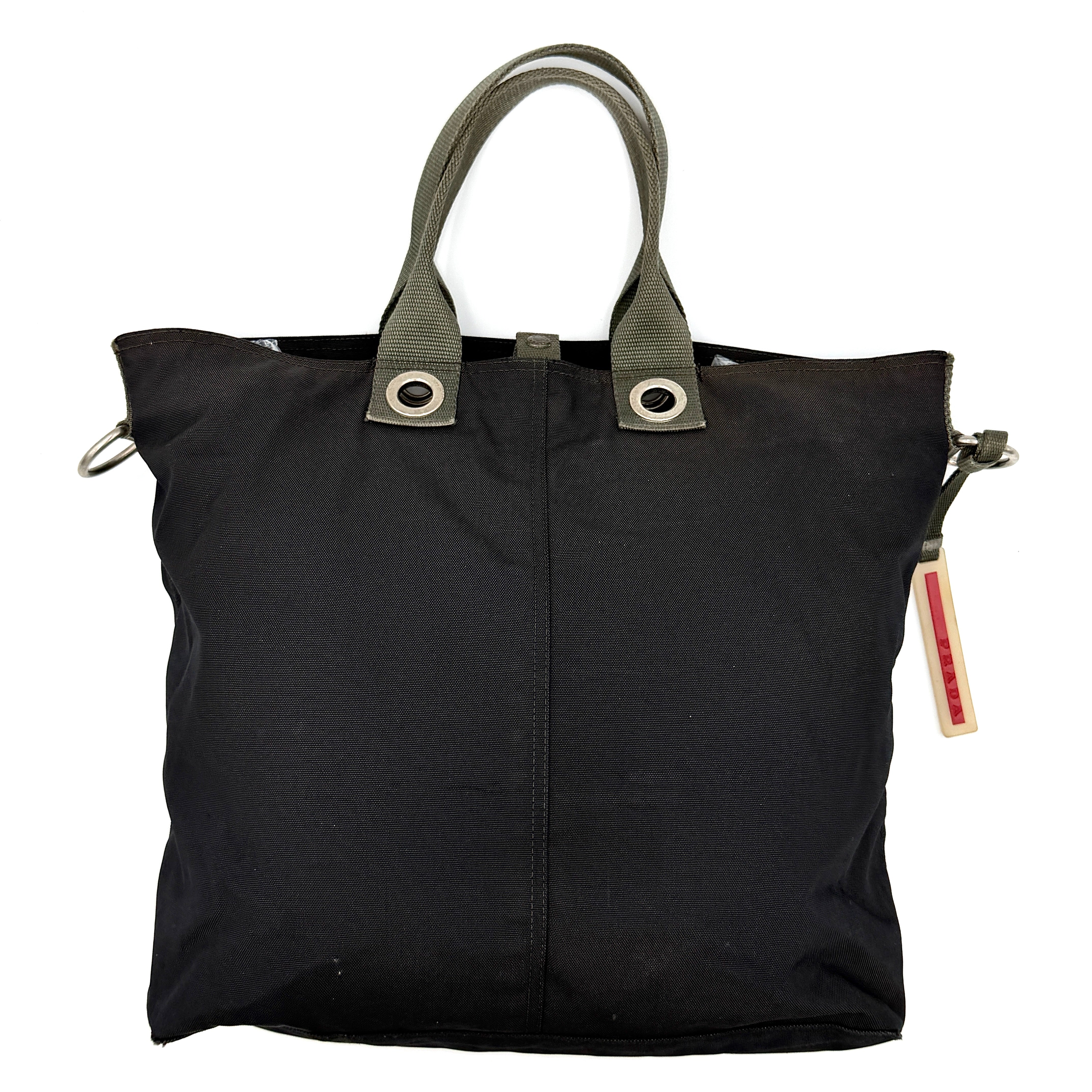 Prada Sport Nylon Tote Bag Black