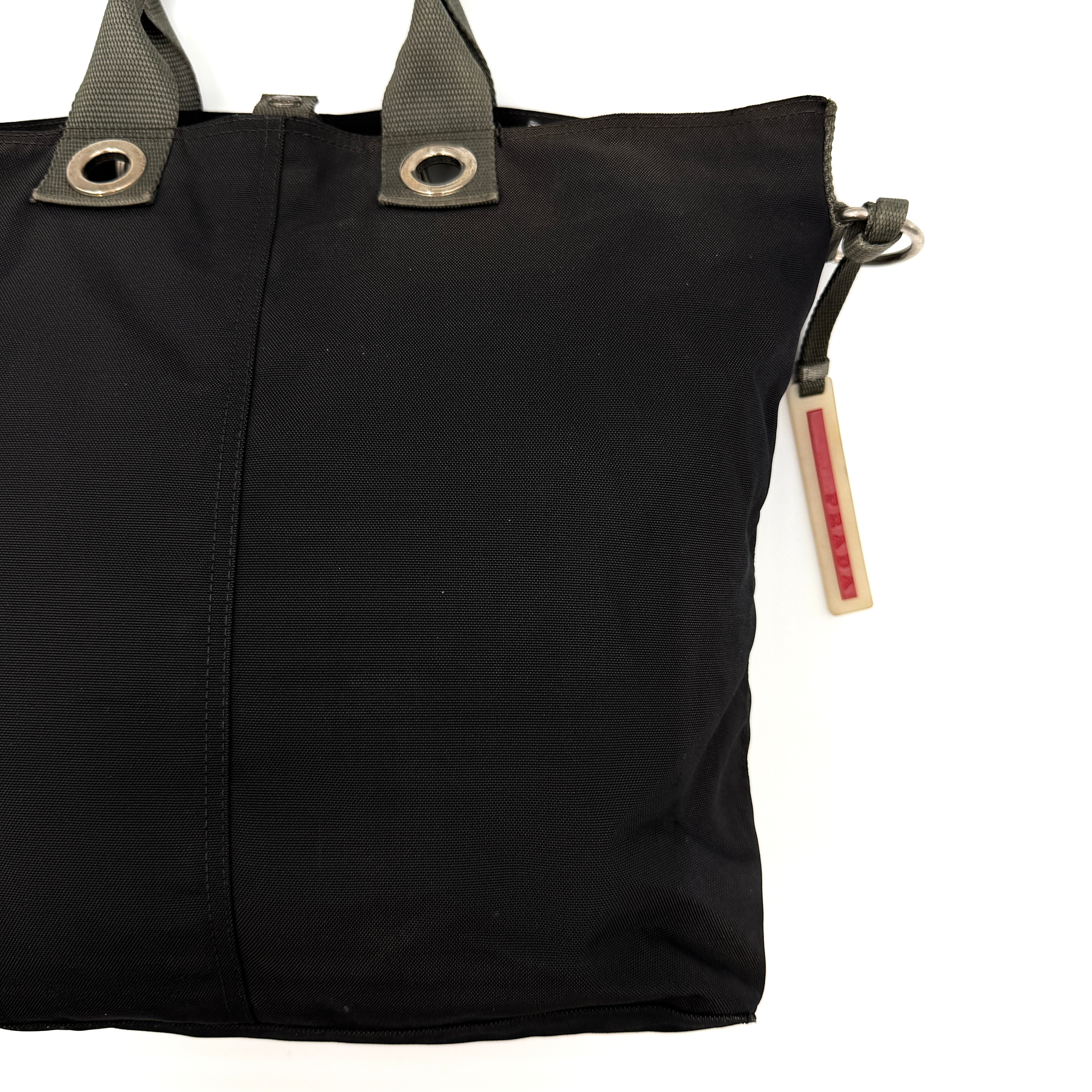 Prada Sport Nylon Tote Bag Black