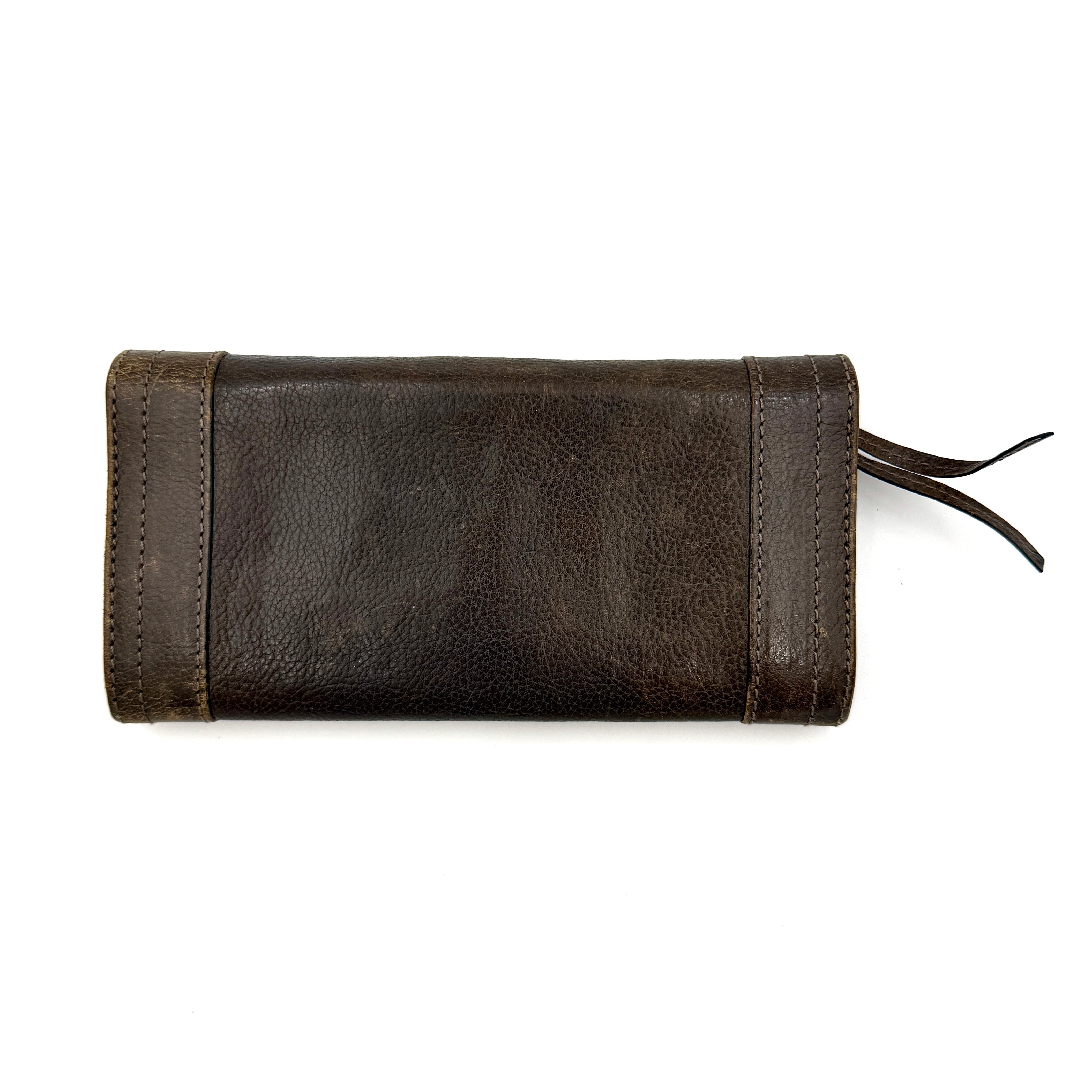 Chloe Paraty Long Wallet Brown