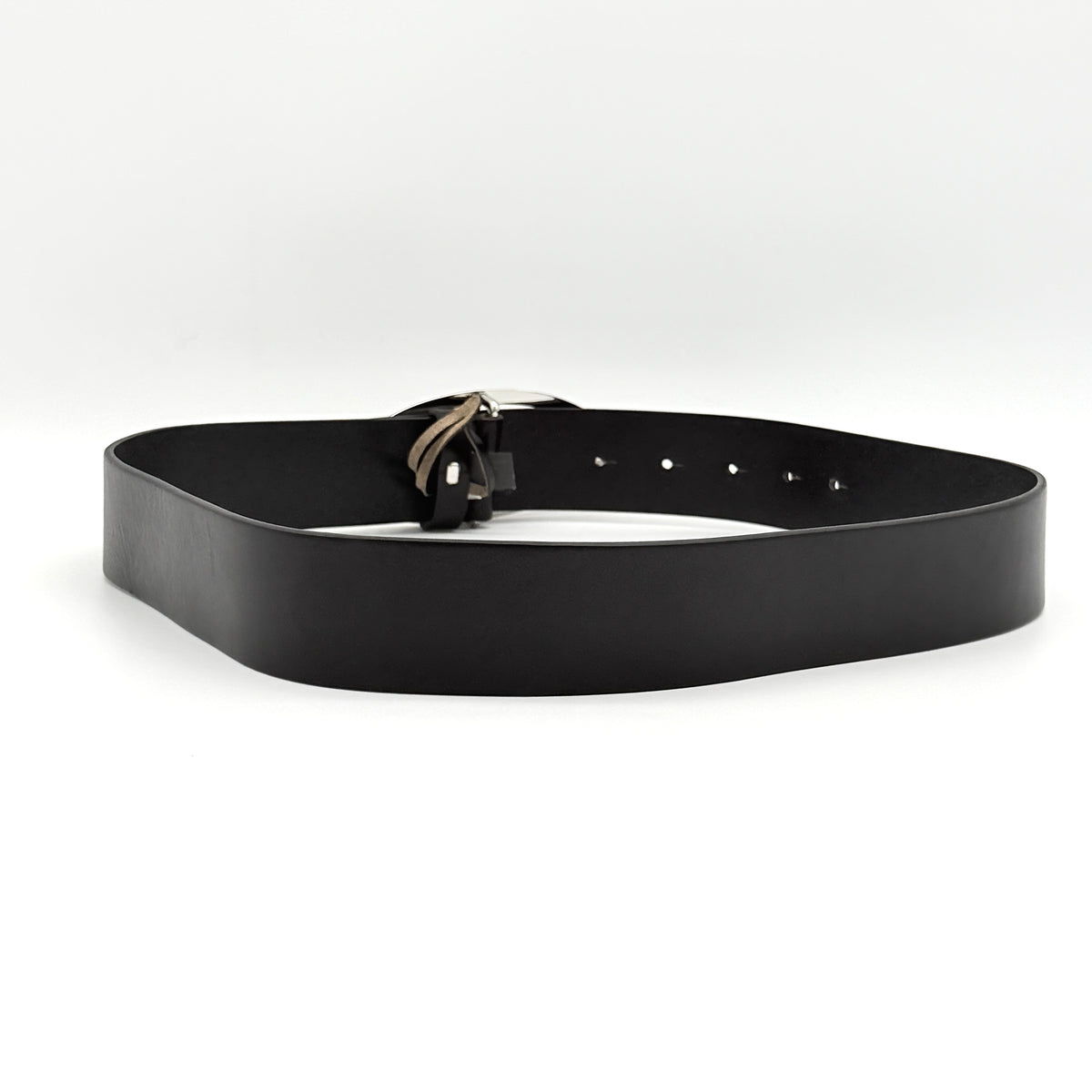 Diesel B-1DR Leather Belt Black