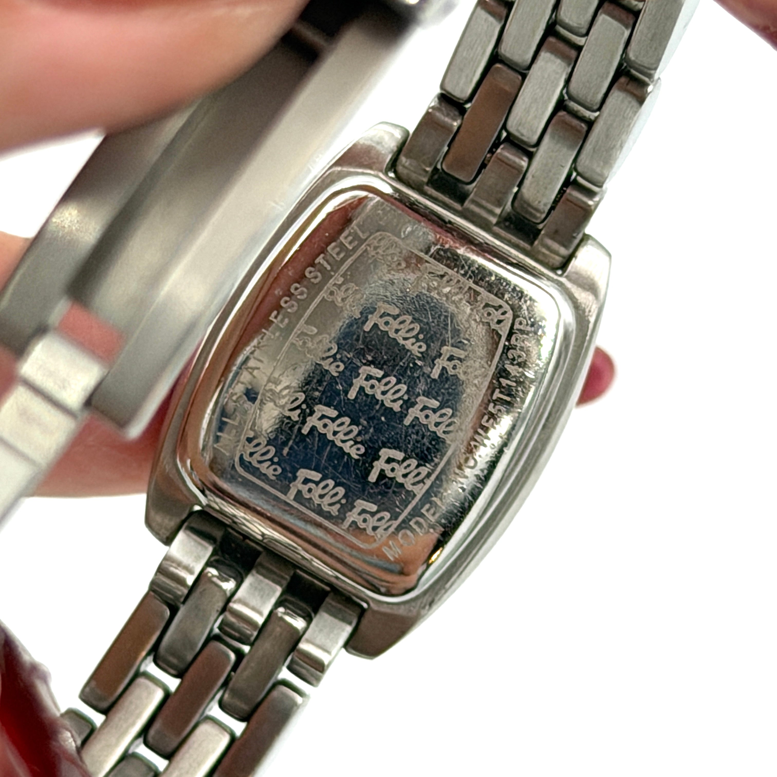 Folli Follie White Dial Stainless Steel Watch