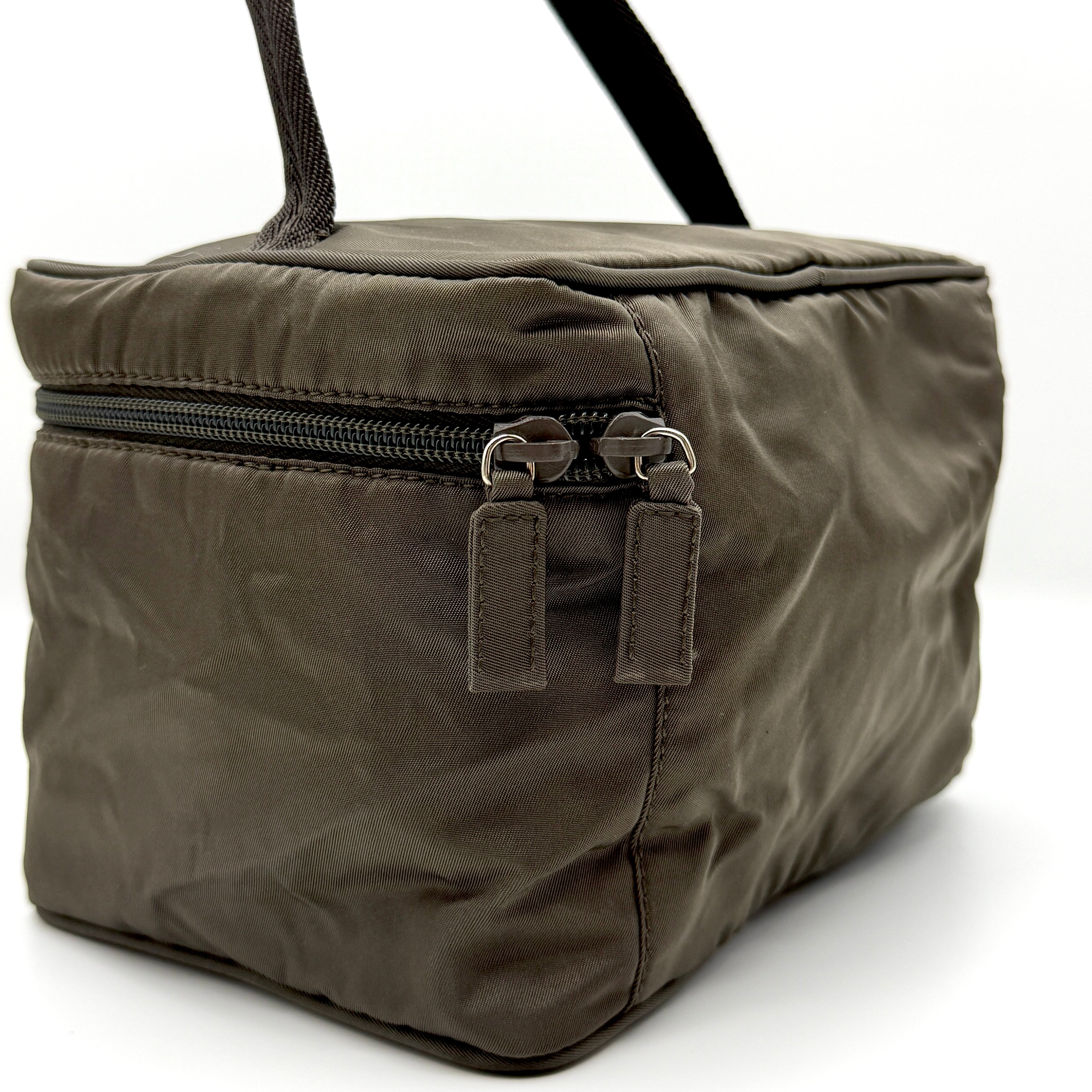 Prada Nylon Vanity Bag Grey