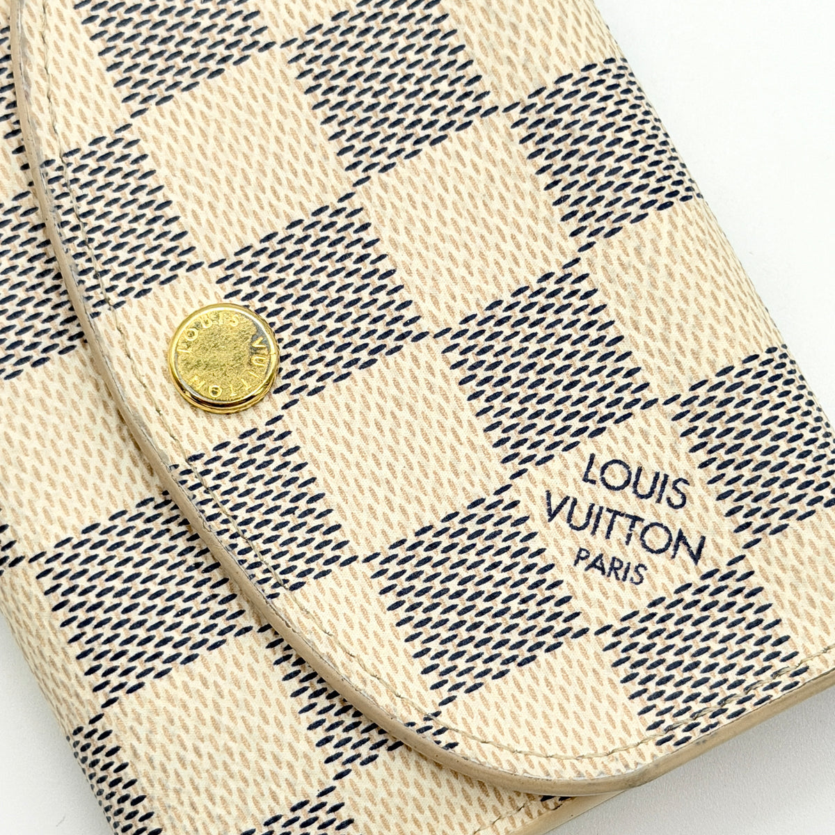 Louis Vuitton Damier Azur Rosalie Coin Purse Rose Ballerine