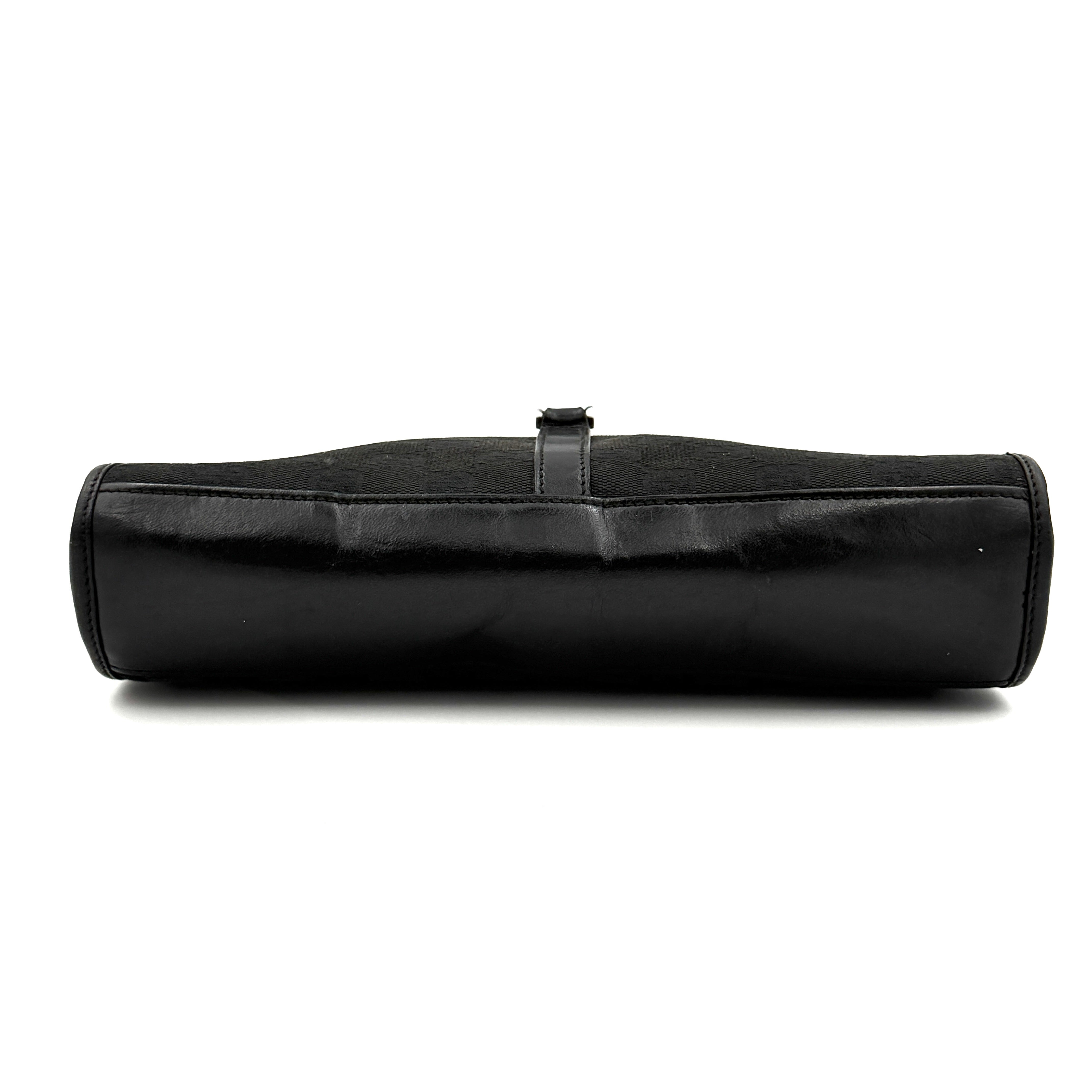 Gucci GG Monogram Jackie Shoulder Bag Black