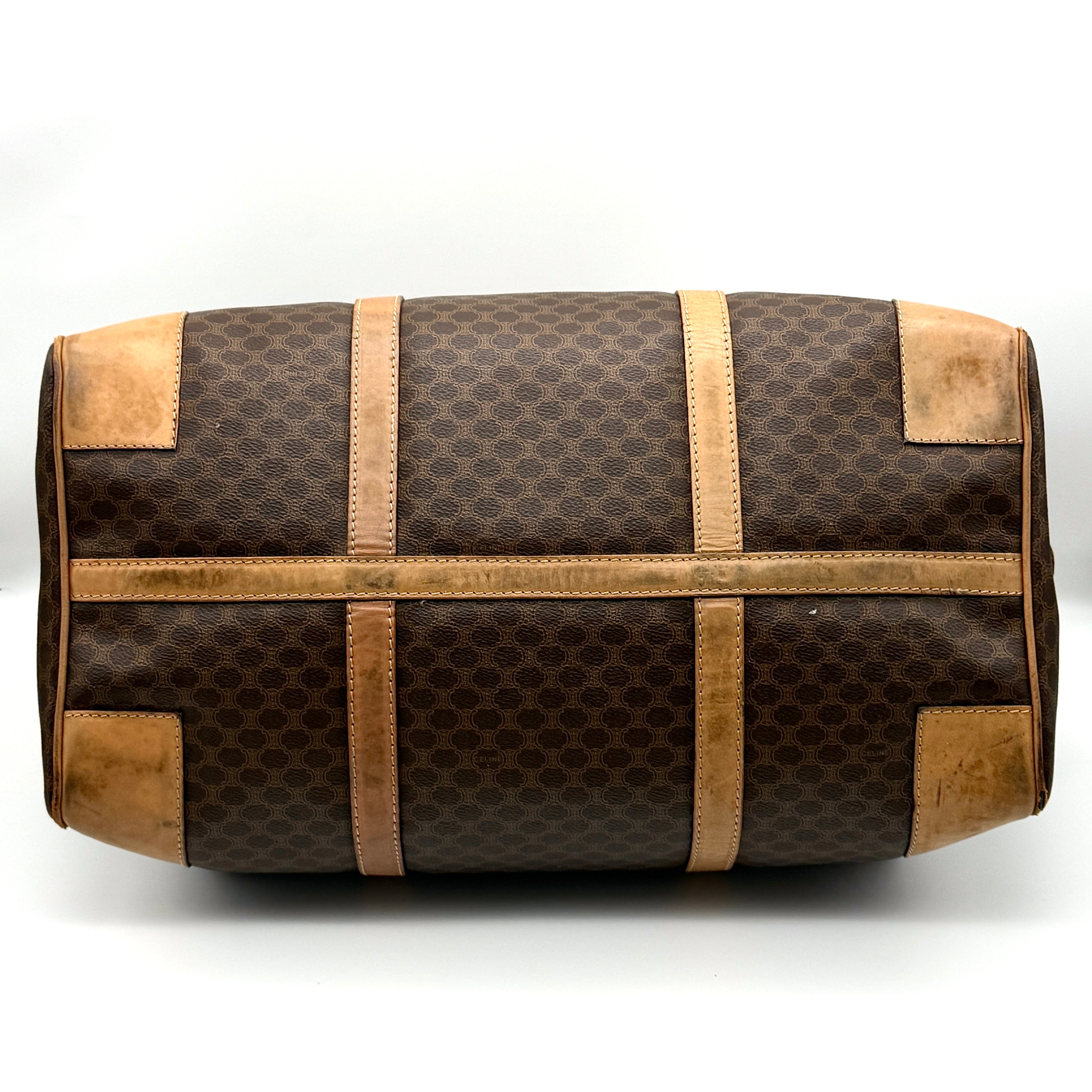 Celine Macadam Triomphe Duffle Bag Brown/Tan